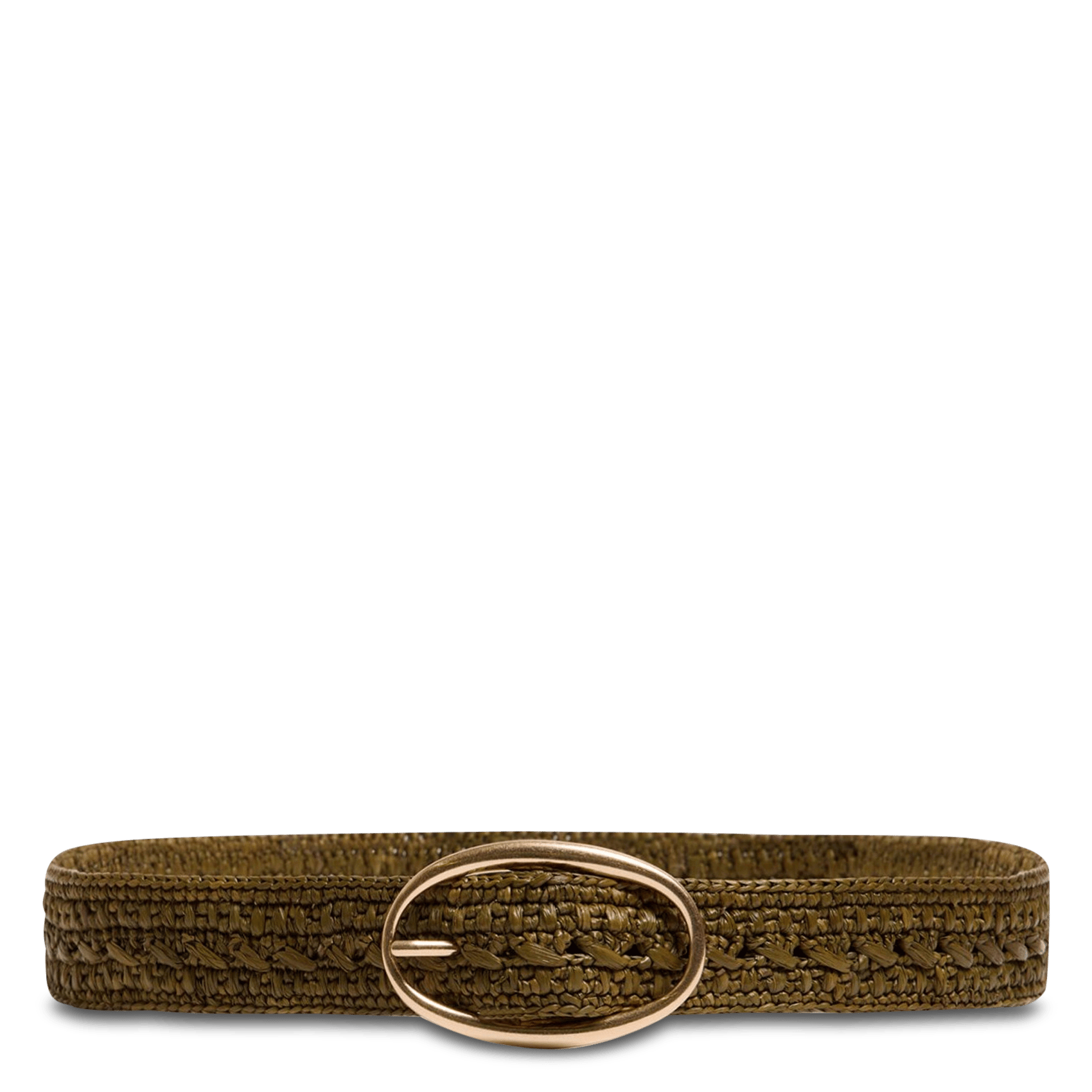 Ceintuur van raffia VANESSA BRUNO Groen