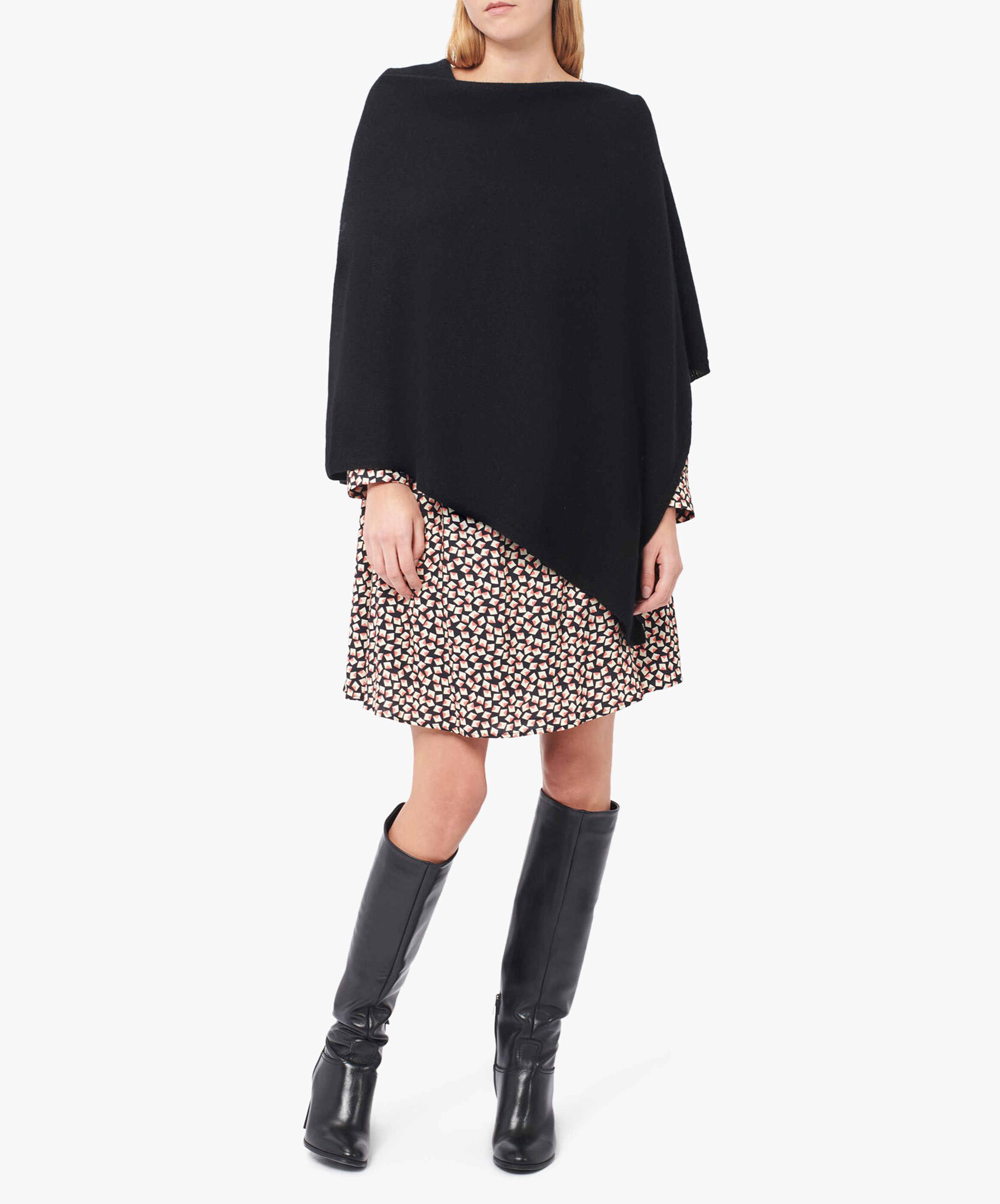 Kaschmirschal CAROLL Schwarz