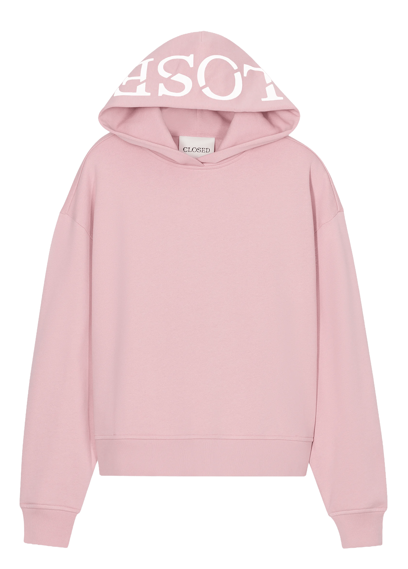 Oversized sweater van biologisch katoen CLOSED Roze