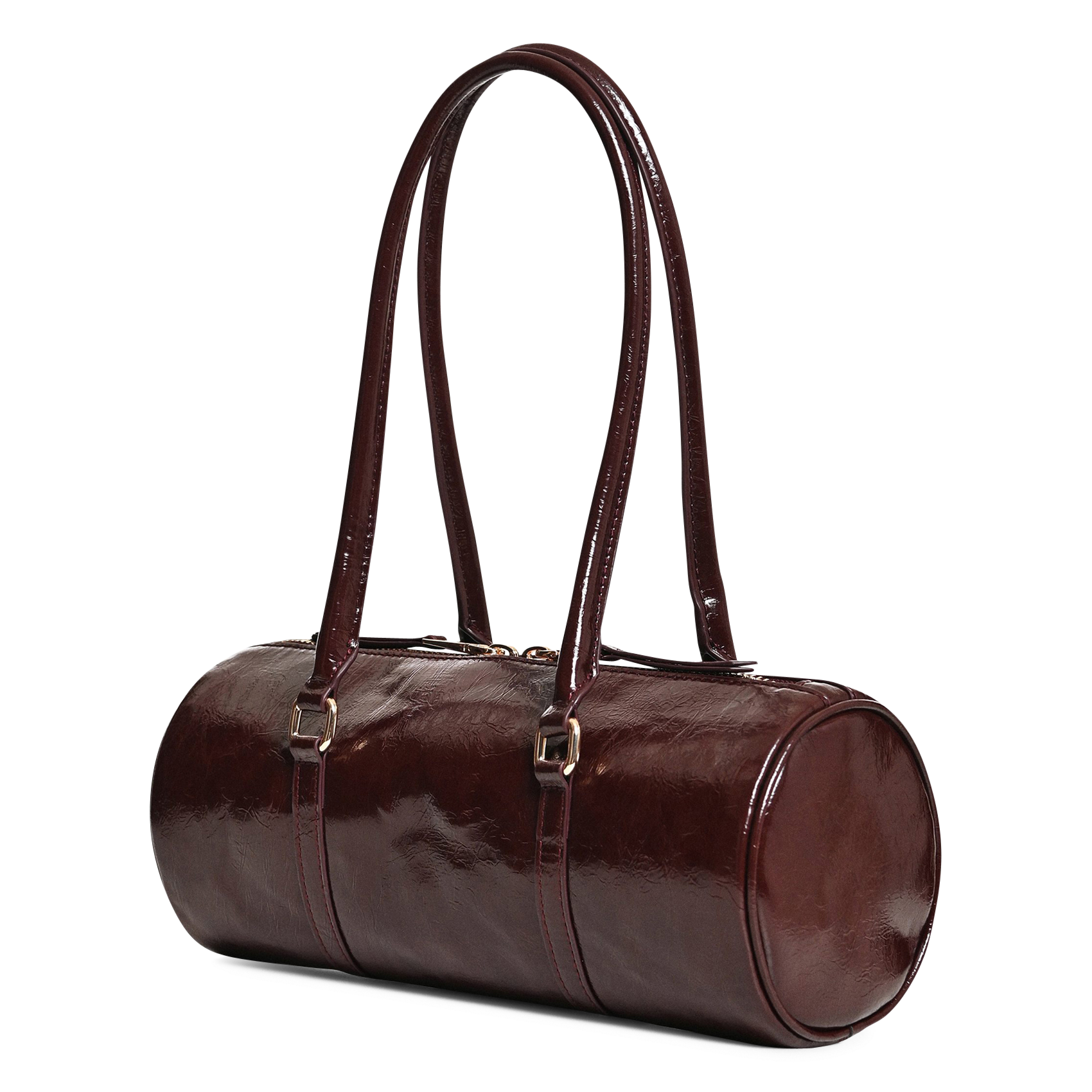 Sac porté épaule vernis ESSENTIEL ANTWERP Brown