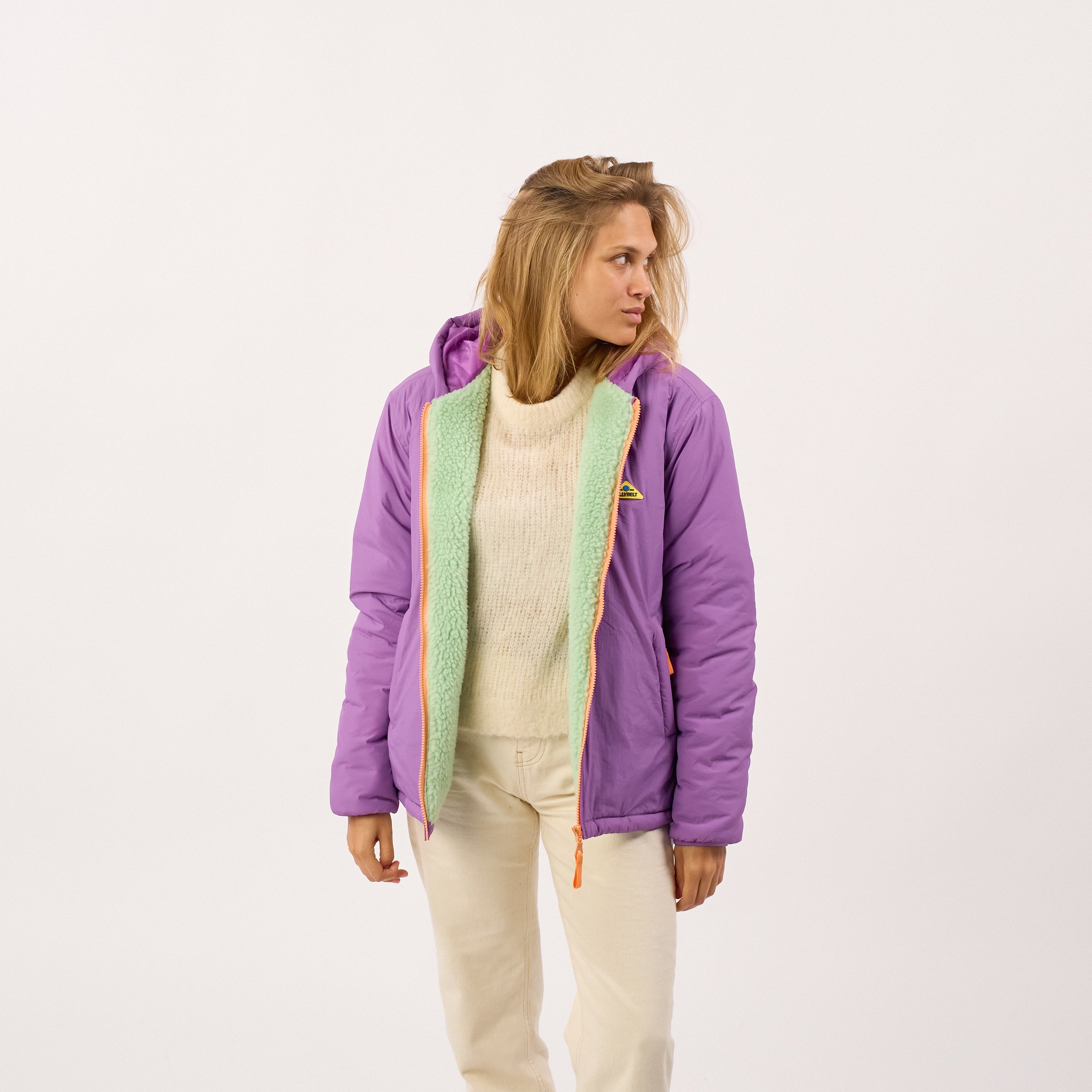 Unisex hooded parka BILLYBELT Purple