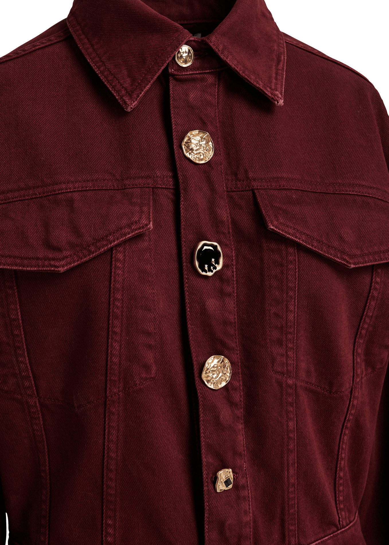 Combinaison barrel en coton bio ESSENTIEL ANTWERP Rouge
