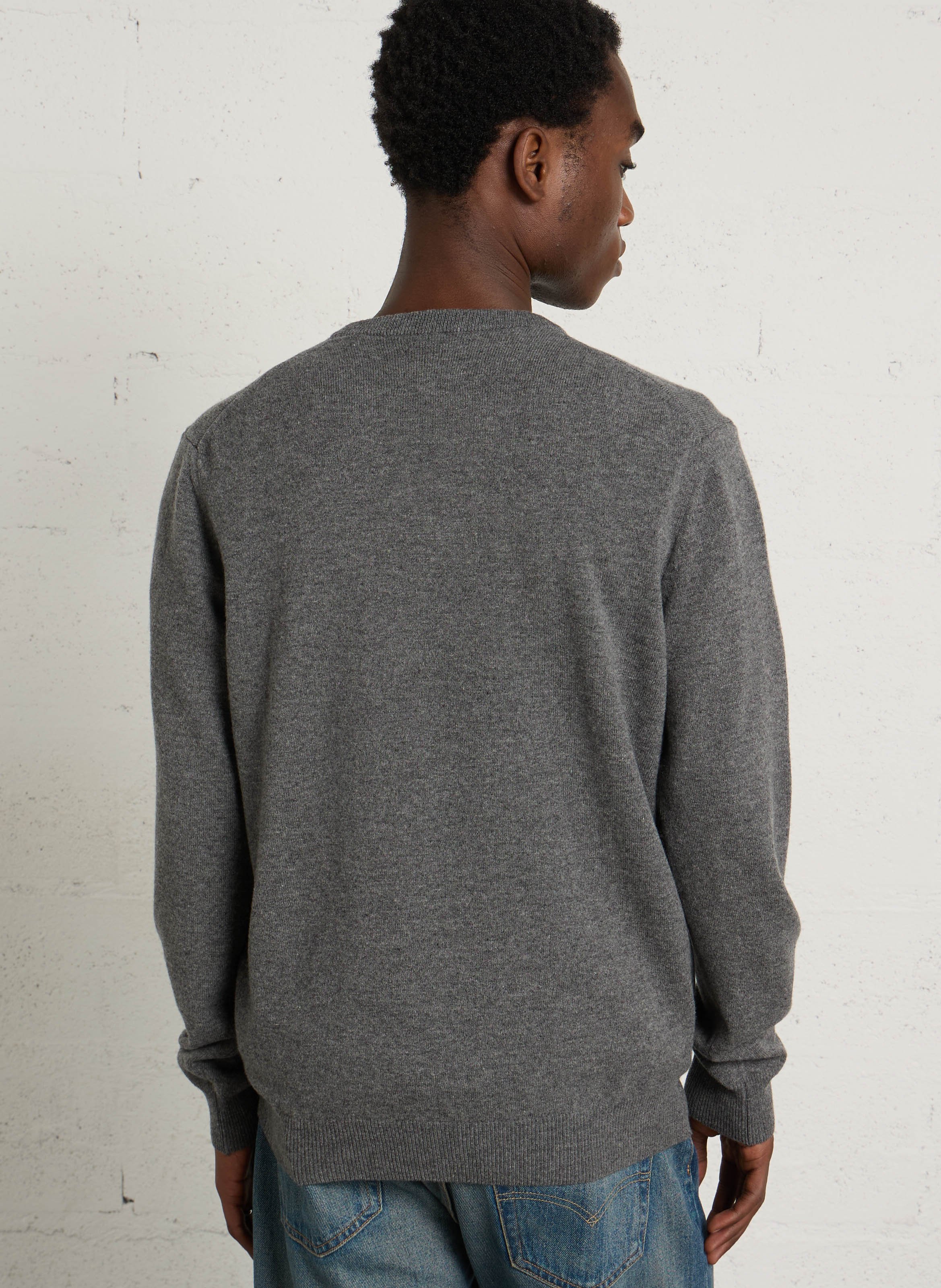Wollpullover mit V-Ausschnitt GANT Grau