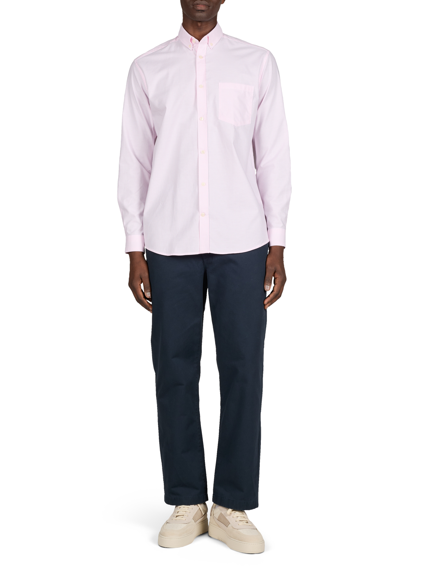 Hoxray-D straight cotton shirt AU PRINTEMPS PARIS Pink