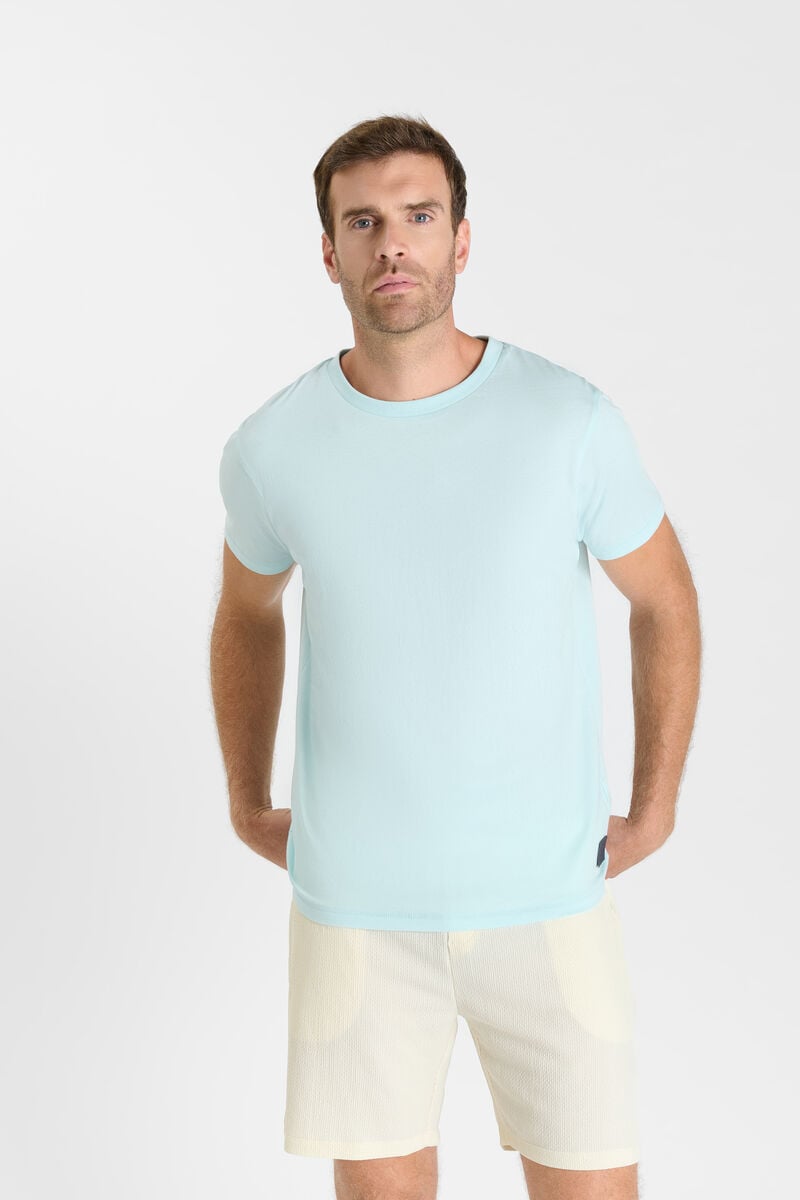 Round-neck T-shirt LE TEMPS DES CERISES Blue