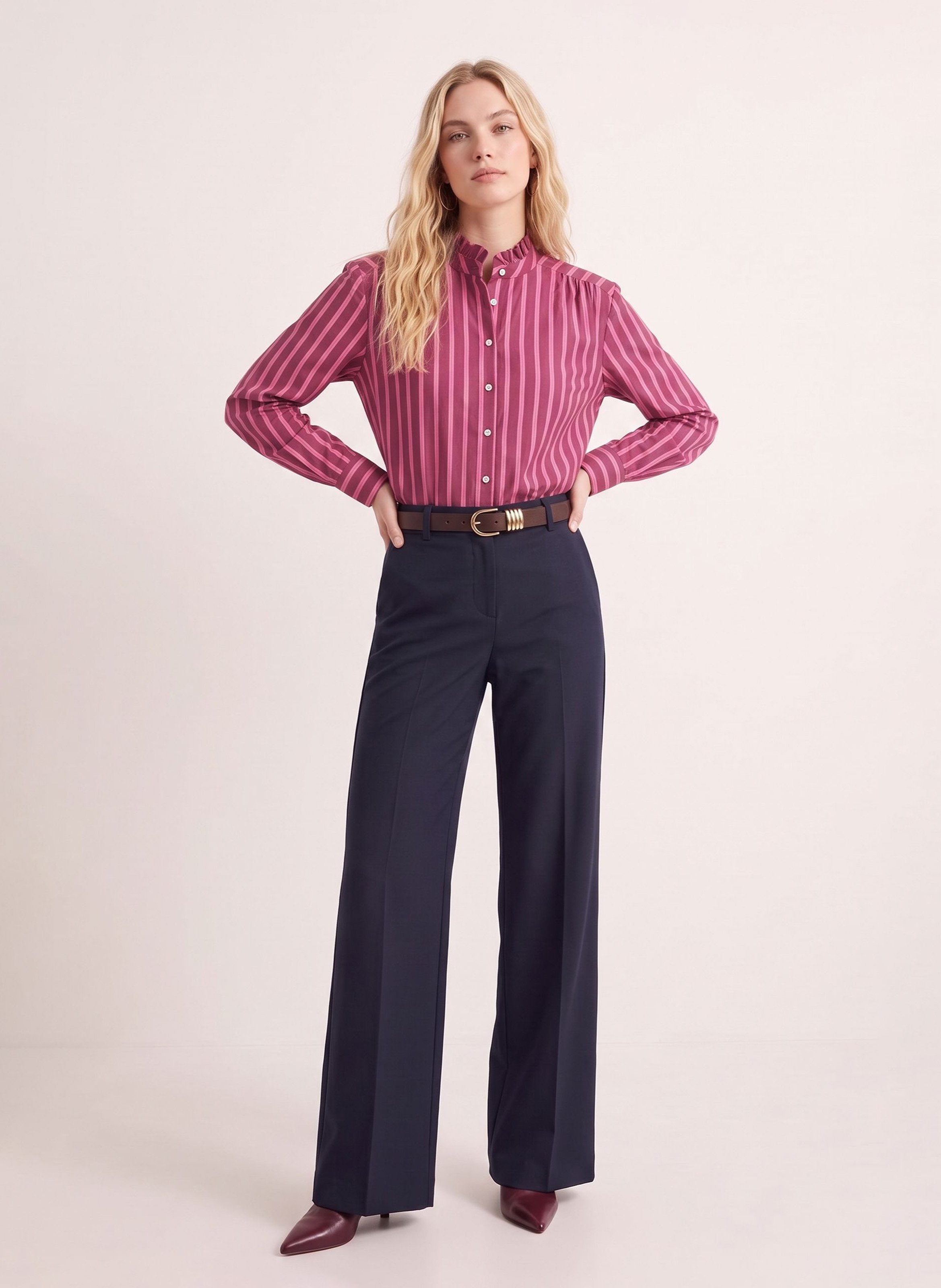 Pantalon droit large KOOKAI Bleu