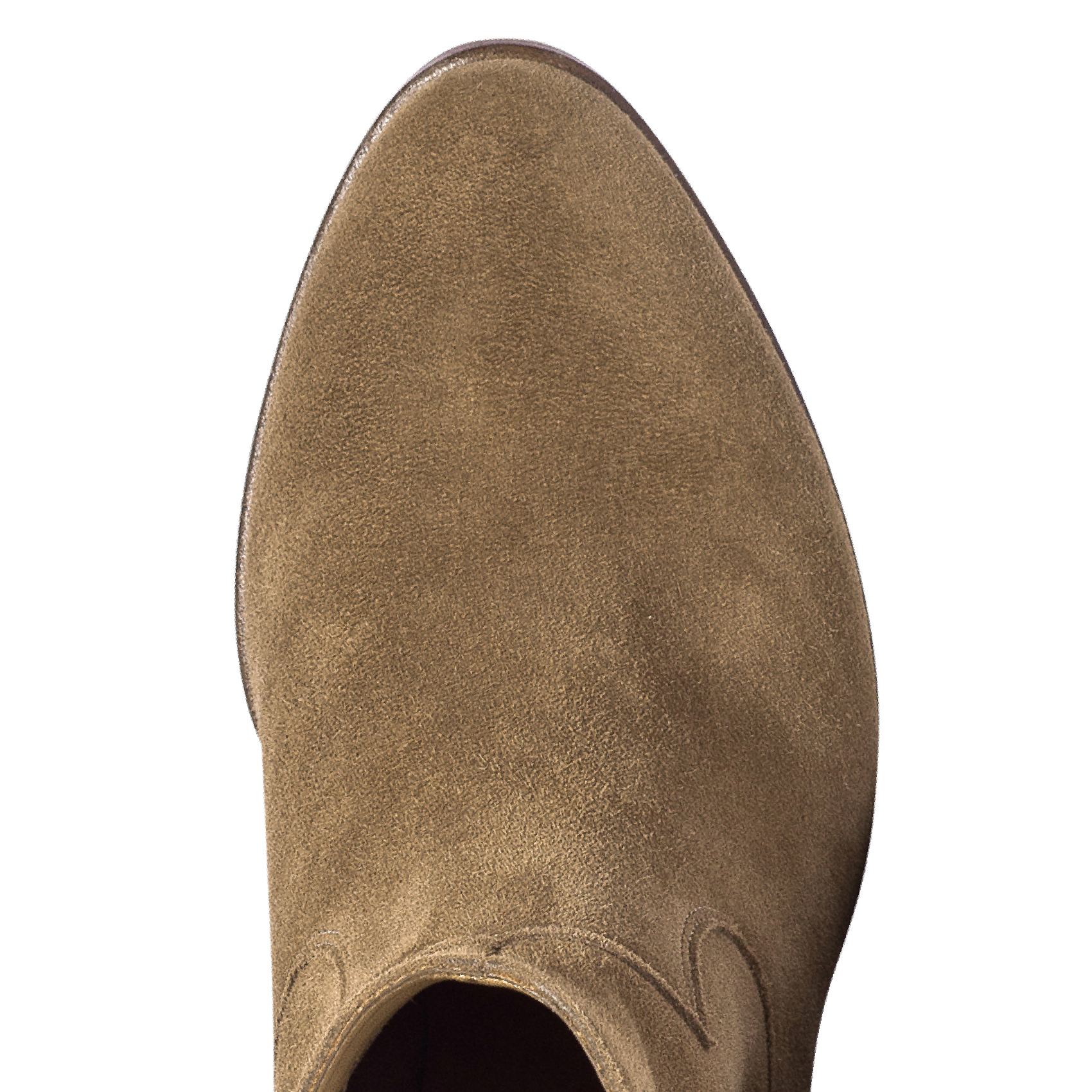 Leather mid-calf boots BOCAGE Beige