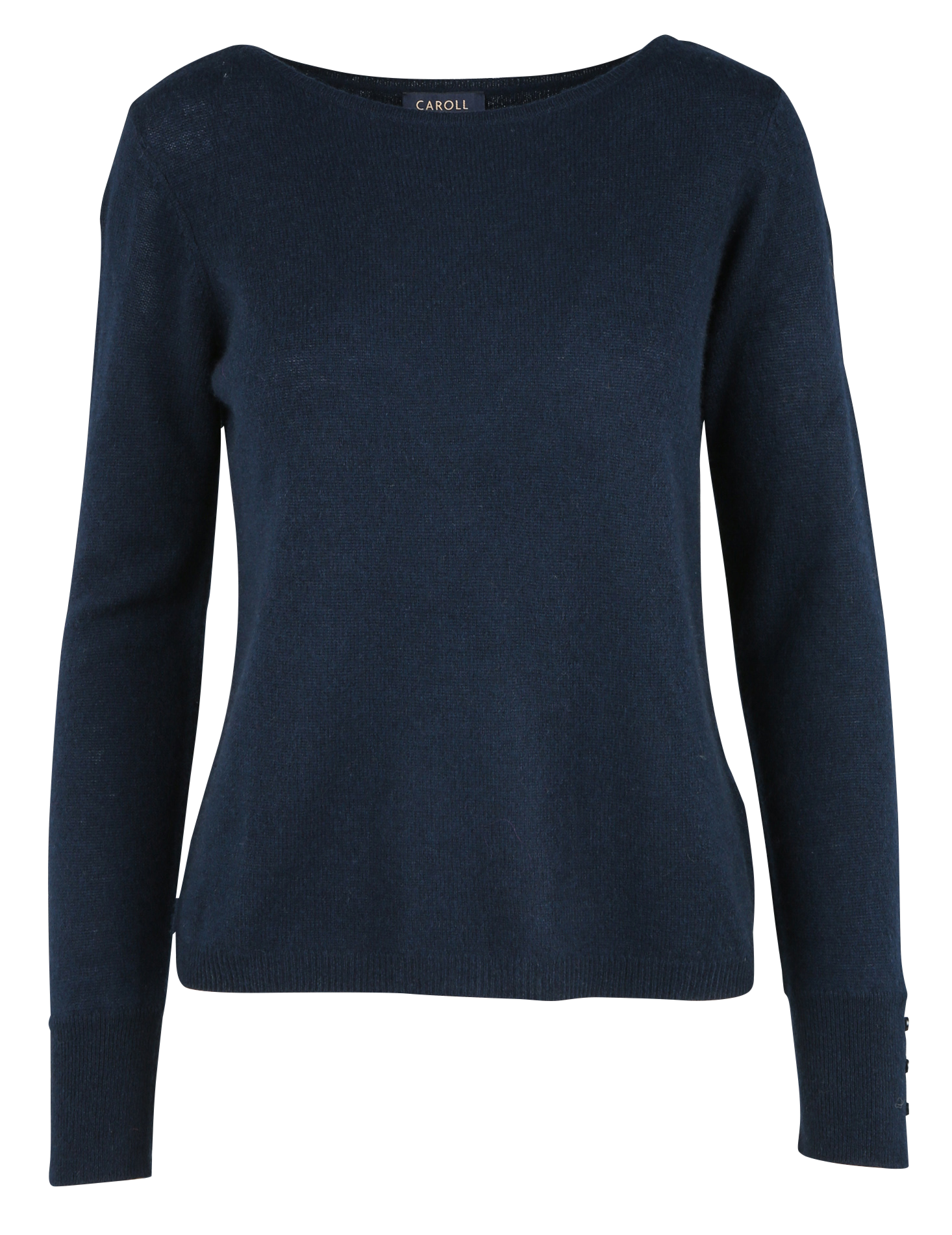 Straight boat-neck sweater CAROLL Blue