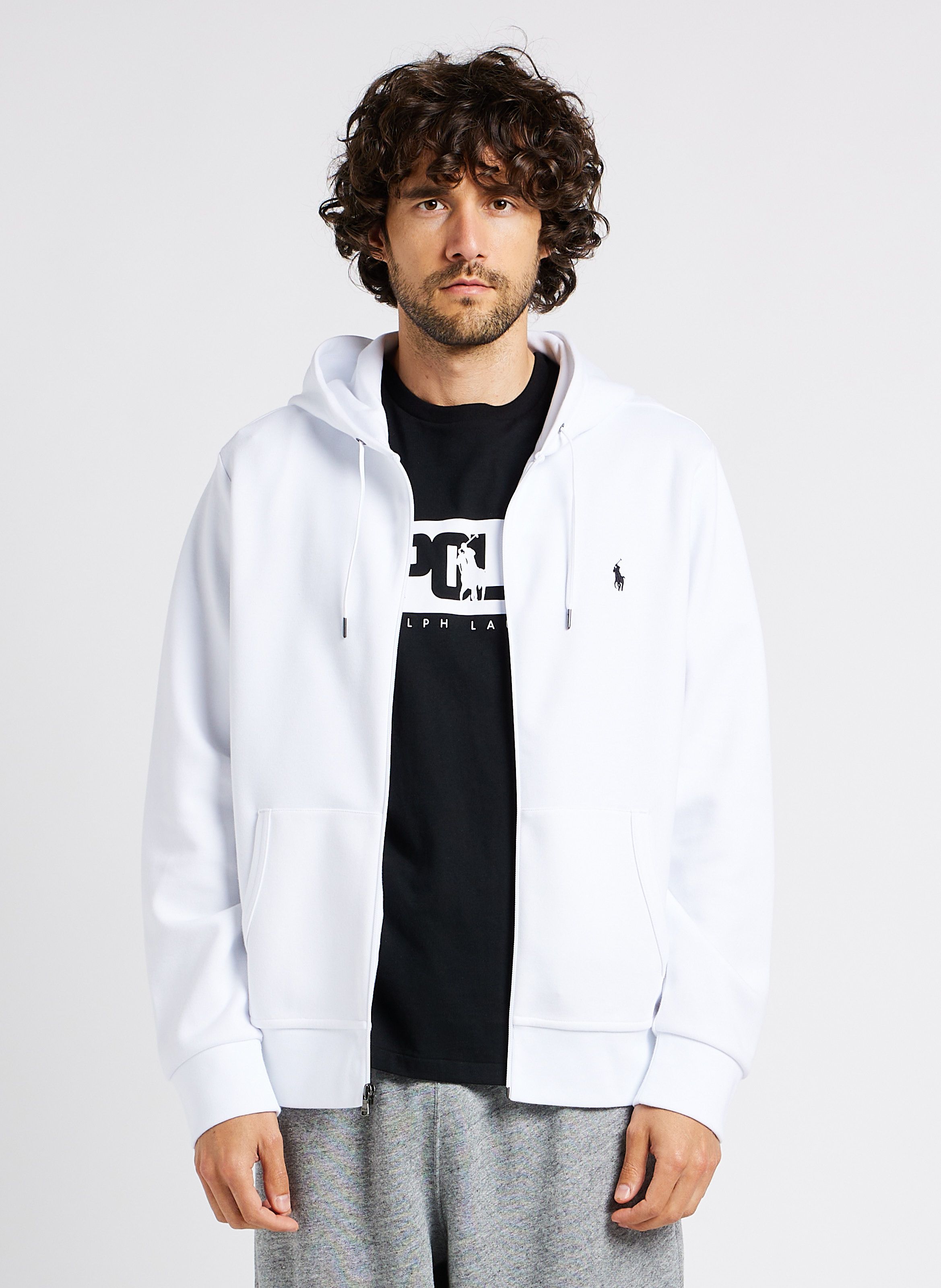 Sudadera blanca polo online ralph lauren