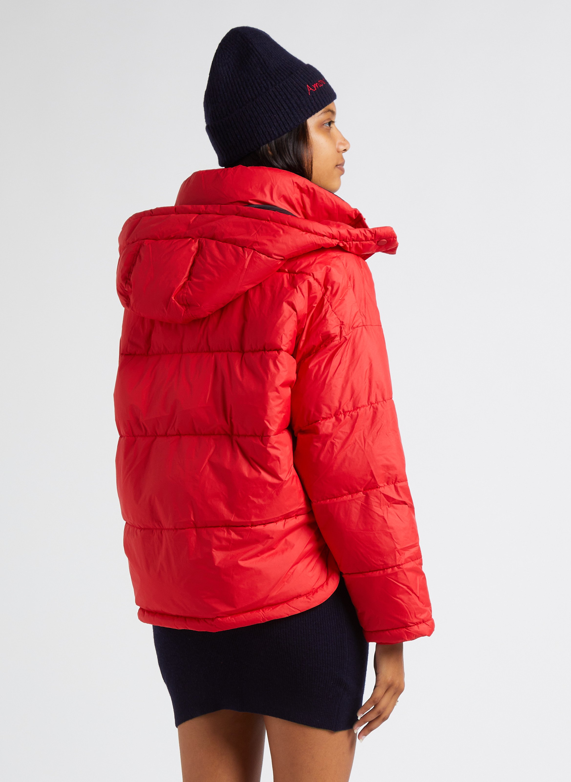 Doudoune oversize online rouge