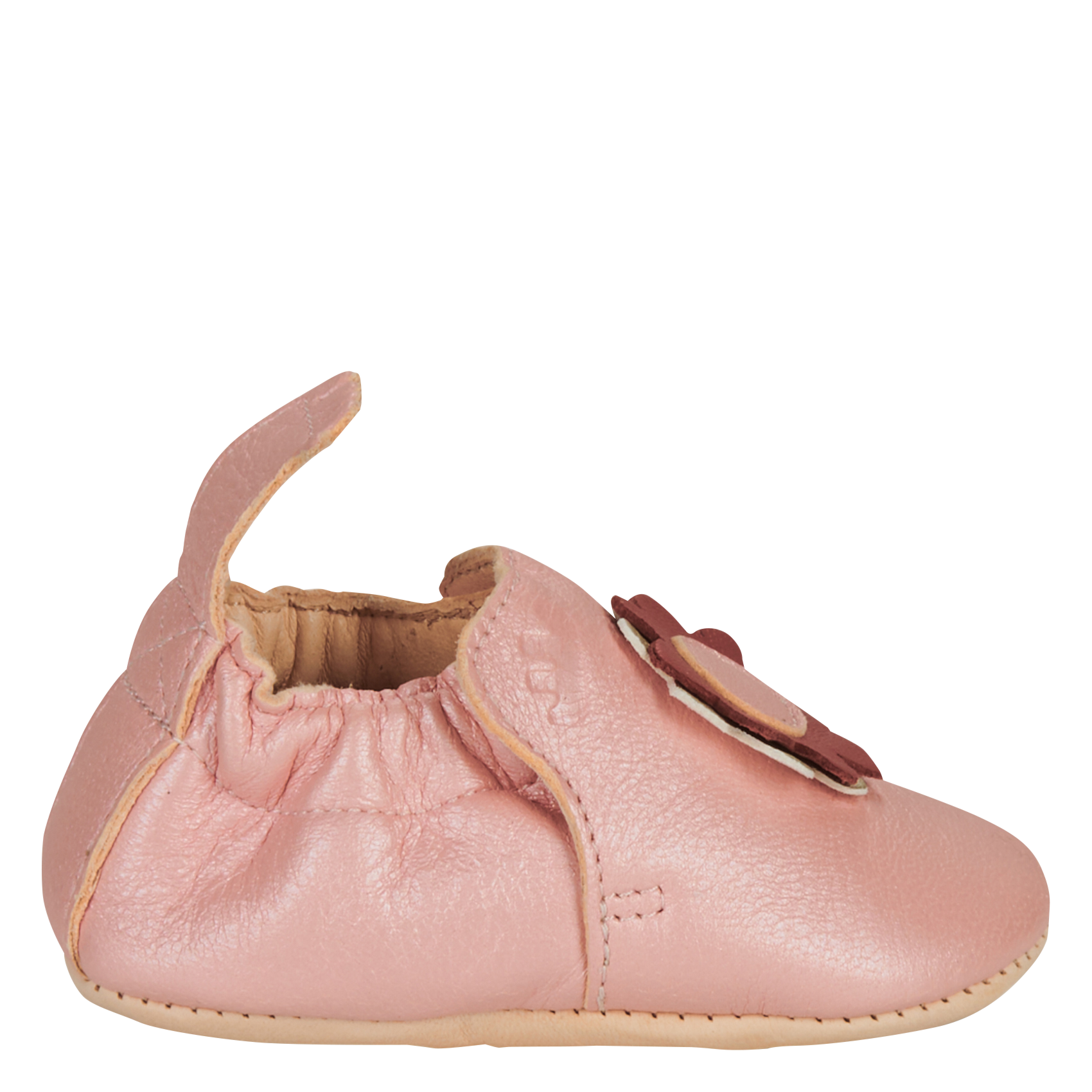 Chaussons en cuir EASY PEASY Rose