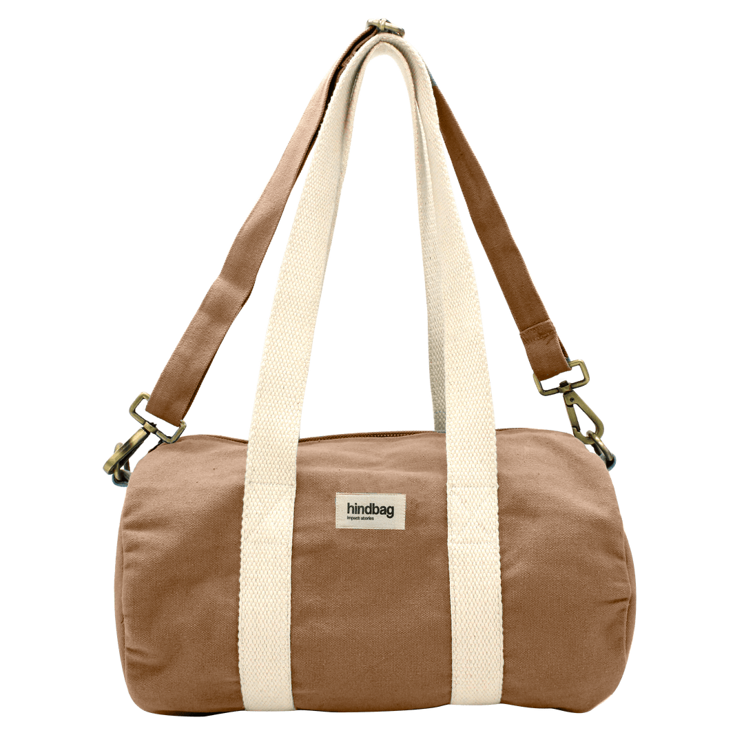 Cotton weekend bag HINDBAG Brown