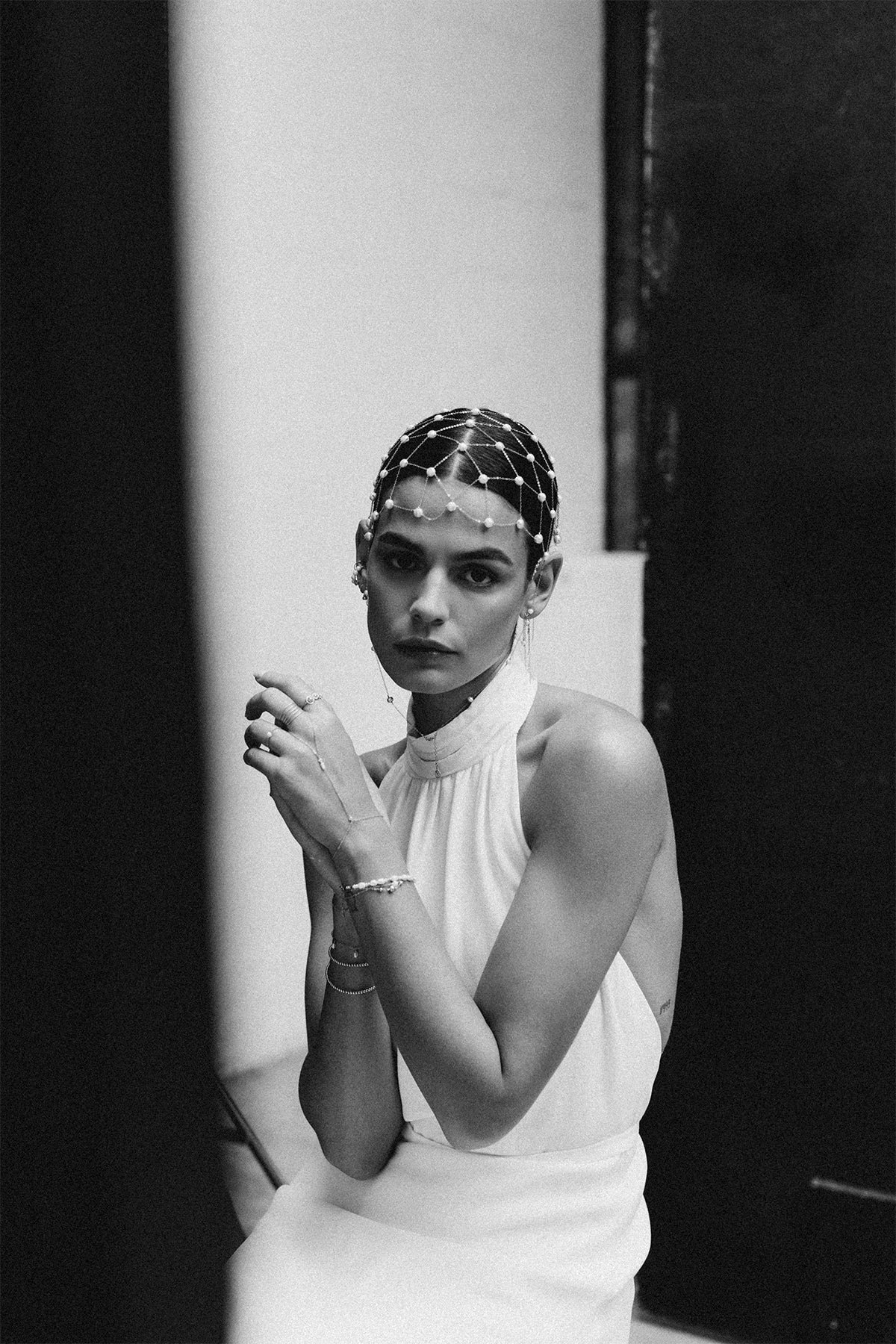 Bijou de tête YAY White