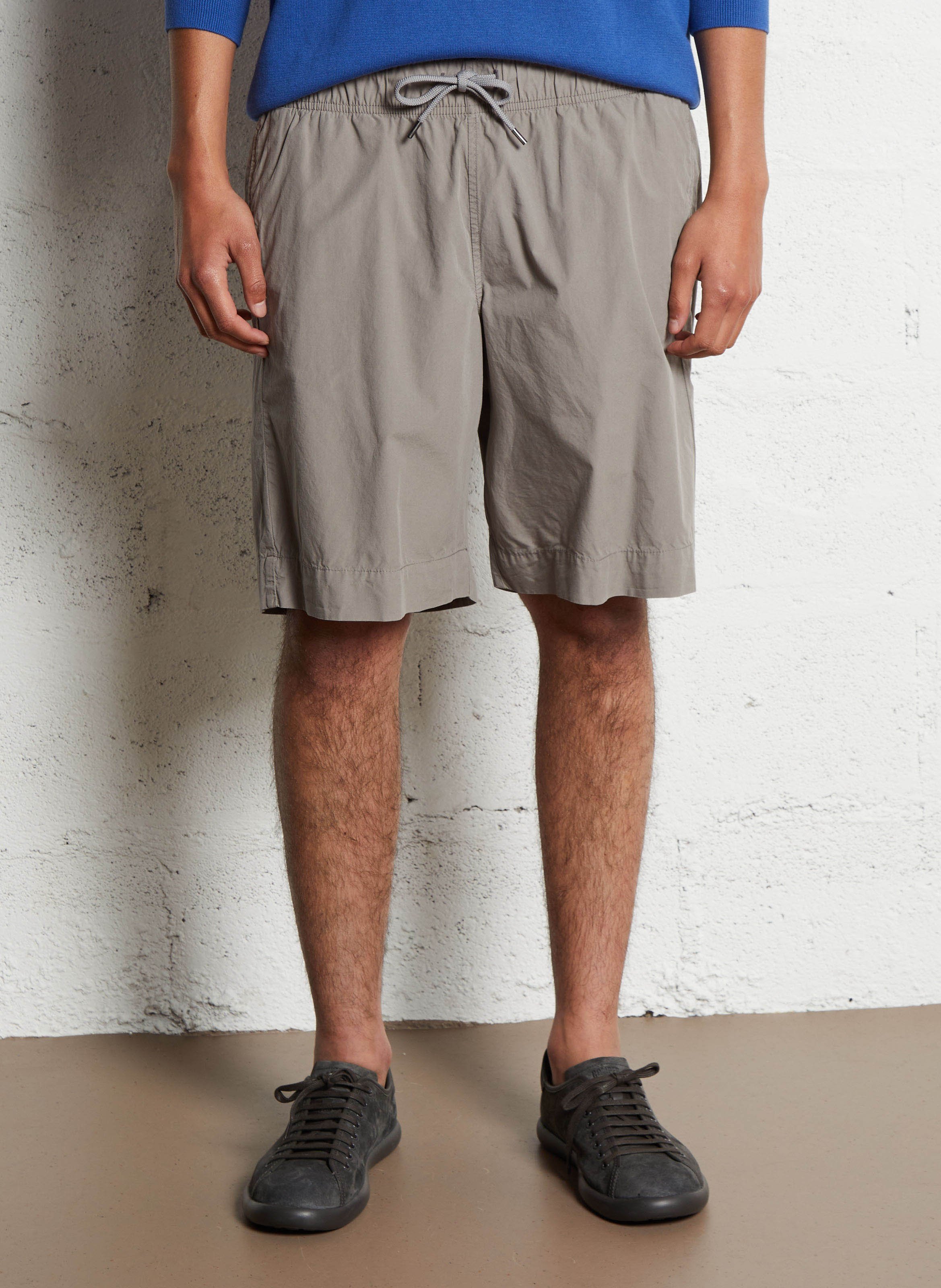 Straight-cut organic cotton shorts PAUL SMITH Brown