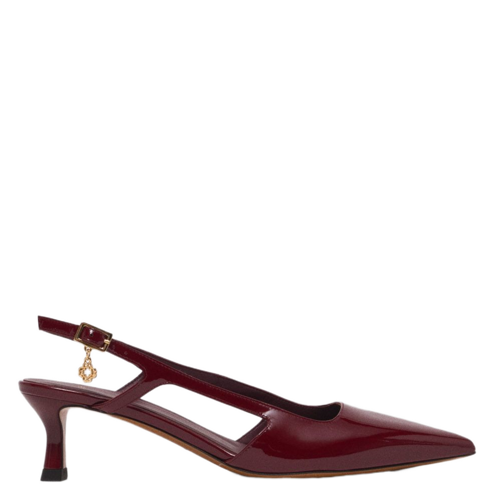 Escarpins en cuir MAJE Rouge