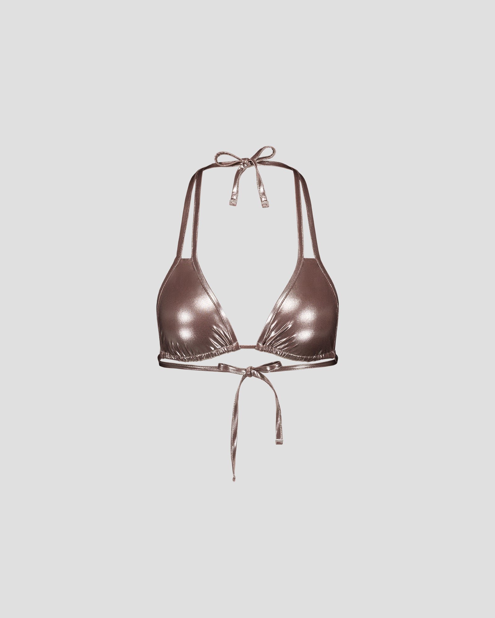 Assia triangle bikini top JOTT Brown