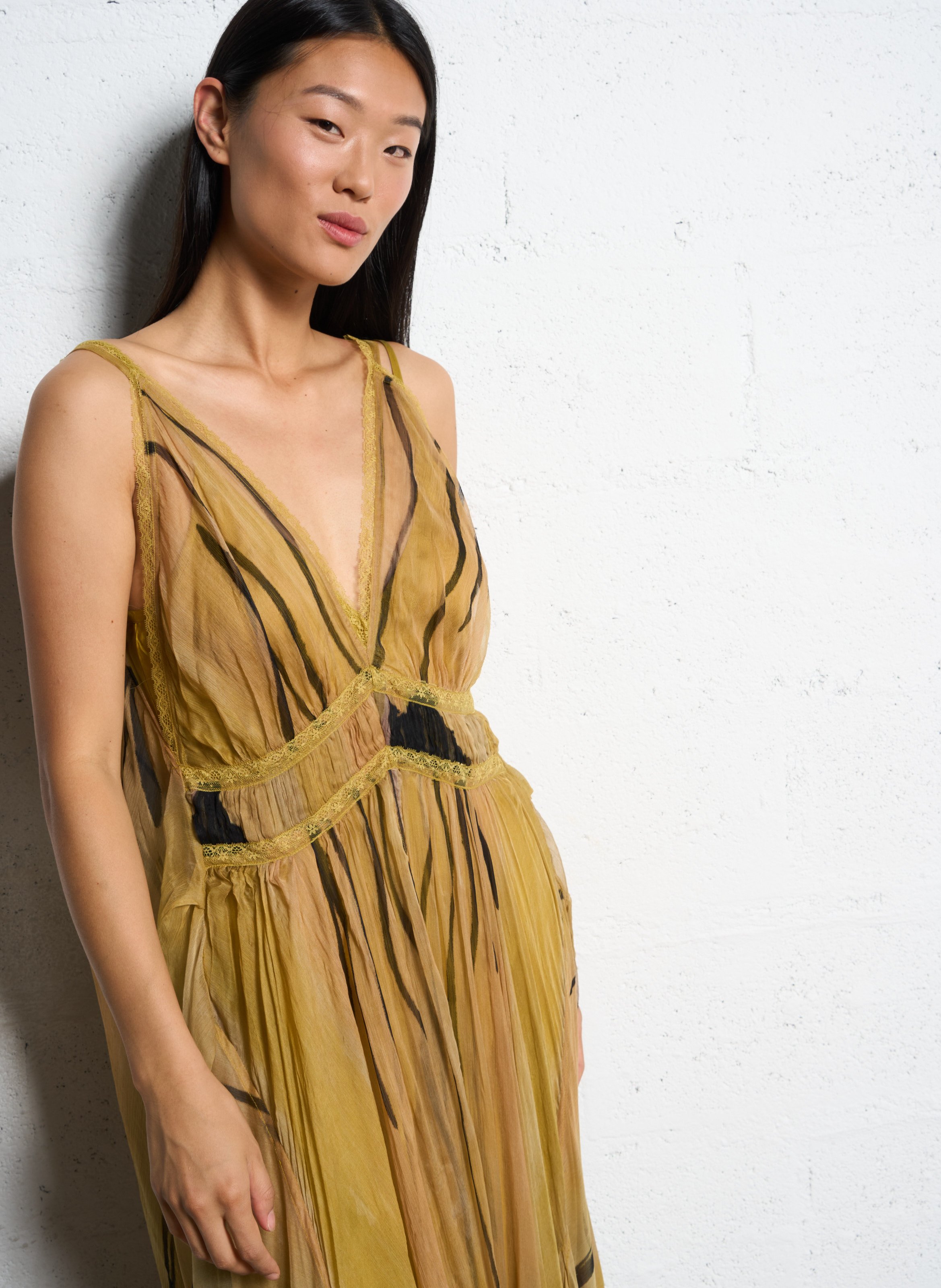 Robe longue imprimée MES DEMOISELLES Multicolore