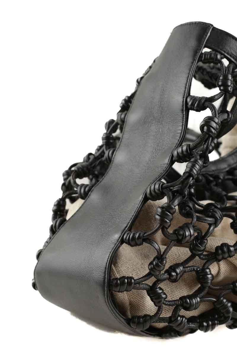 A-line leather skirt ANTIK BATIK - Seconde Main Black