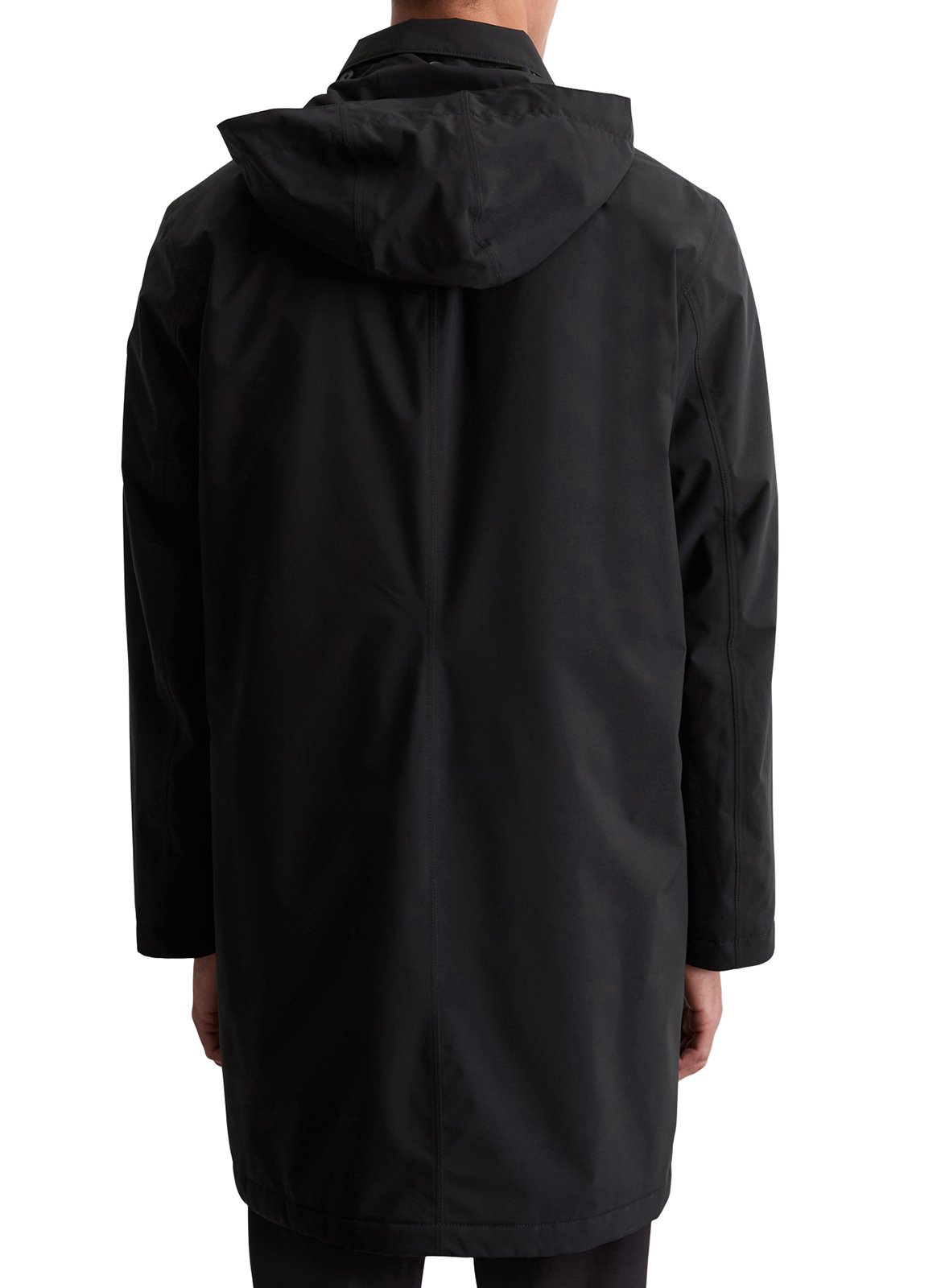 Manteau droit mi-long à capuche MARC O'POLO Noir