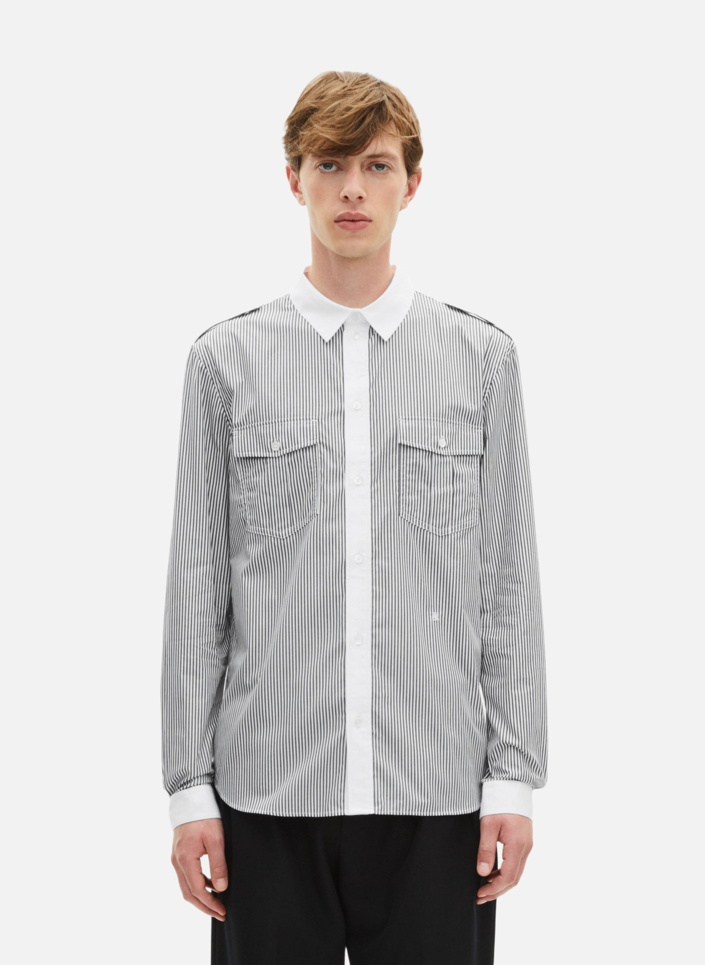 Pinstripe shirt THE KOOPLES Black