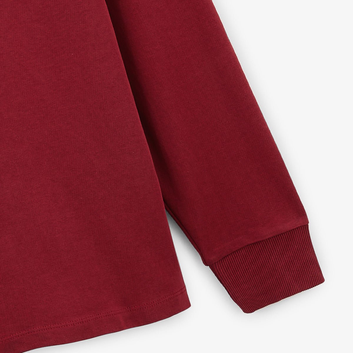 Long-sleeved rugby polo SERGE BLANCO Red