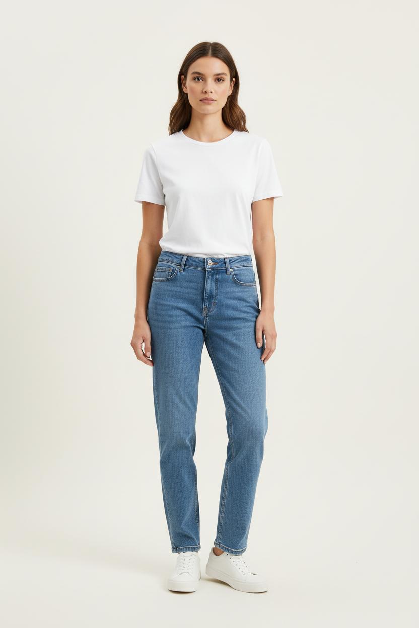 Cropped slim jeans with studs SEZANE - Seconde main Blue
