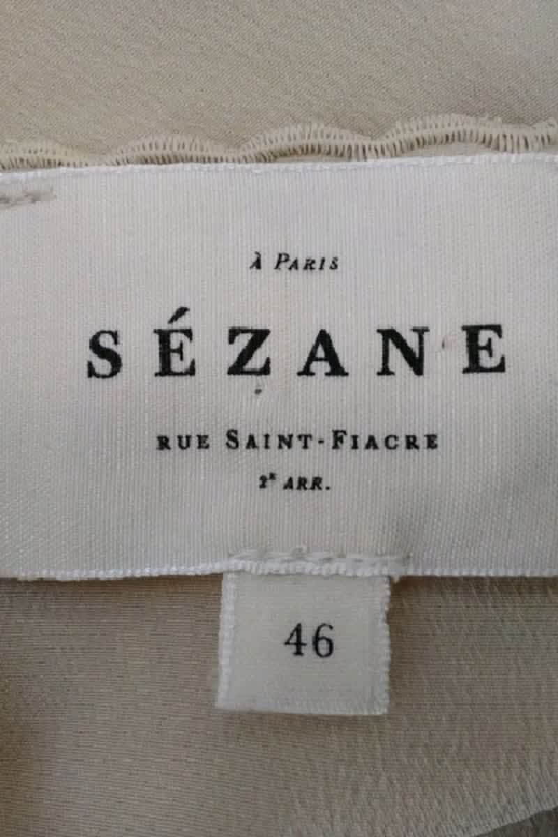 Azawood sleeveless top SEZANE - Seconde main Beige