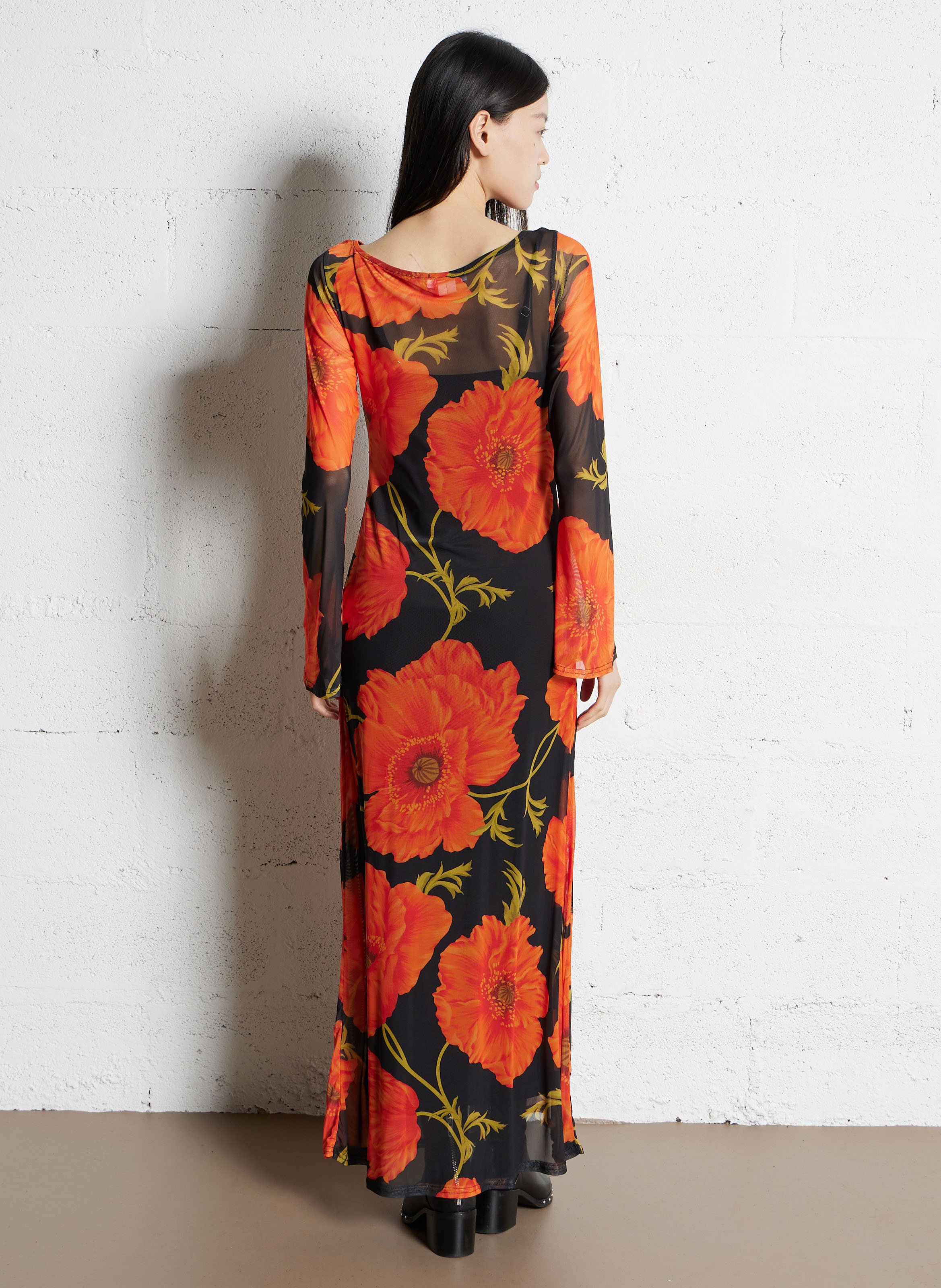 Robe longue col rond imprimée NEVER FULLY DRESSED Multicolore