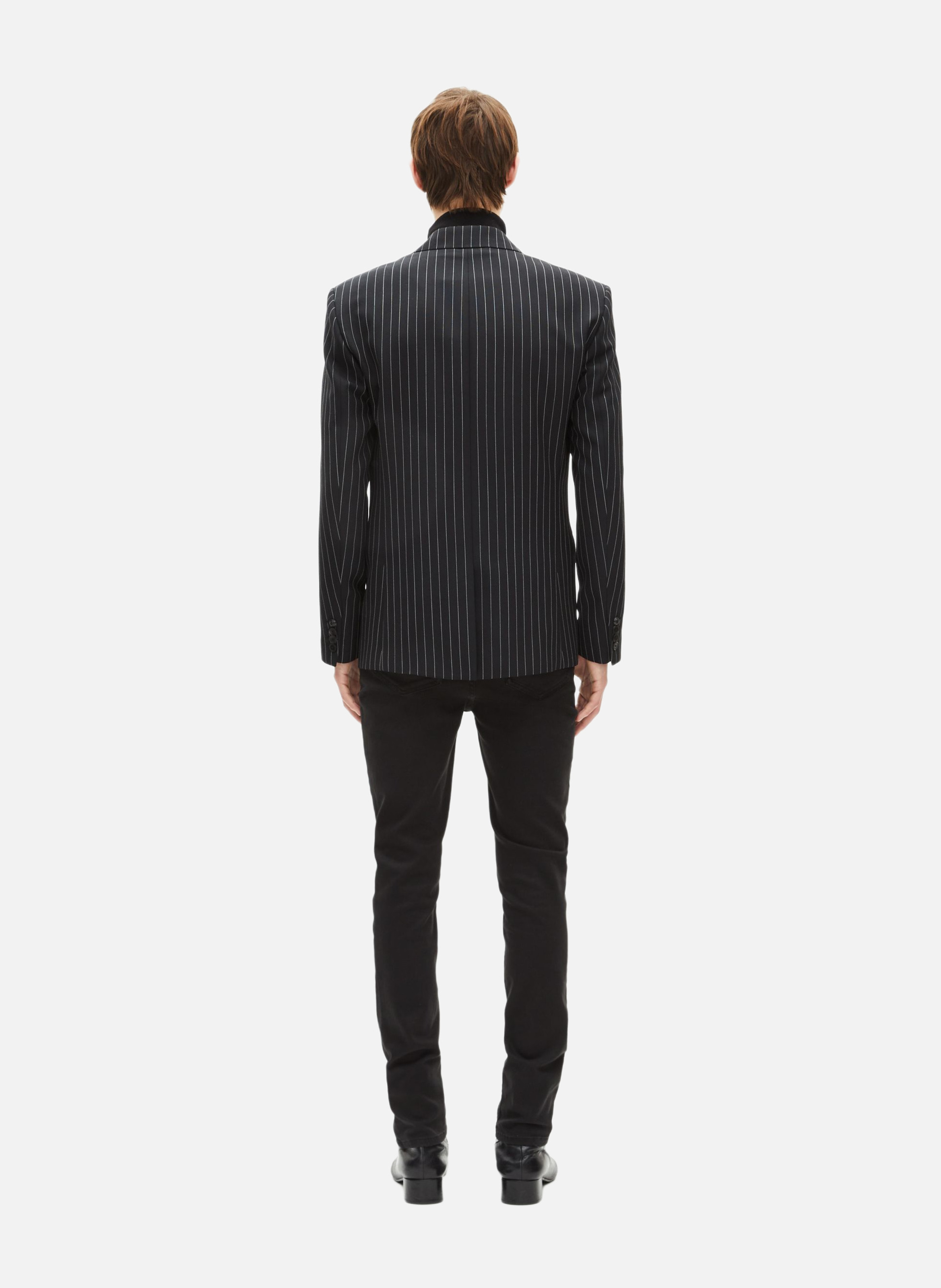 Cross Striped Jacket THE KOOPLES Black