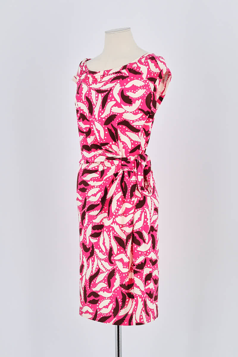 Dress DIANE VON FURSTENBERG - Seconde Main Pink
