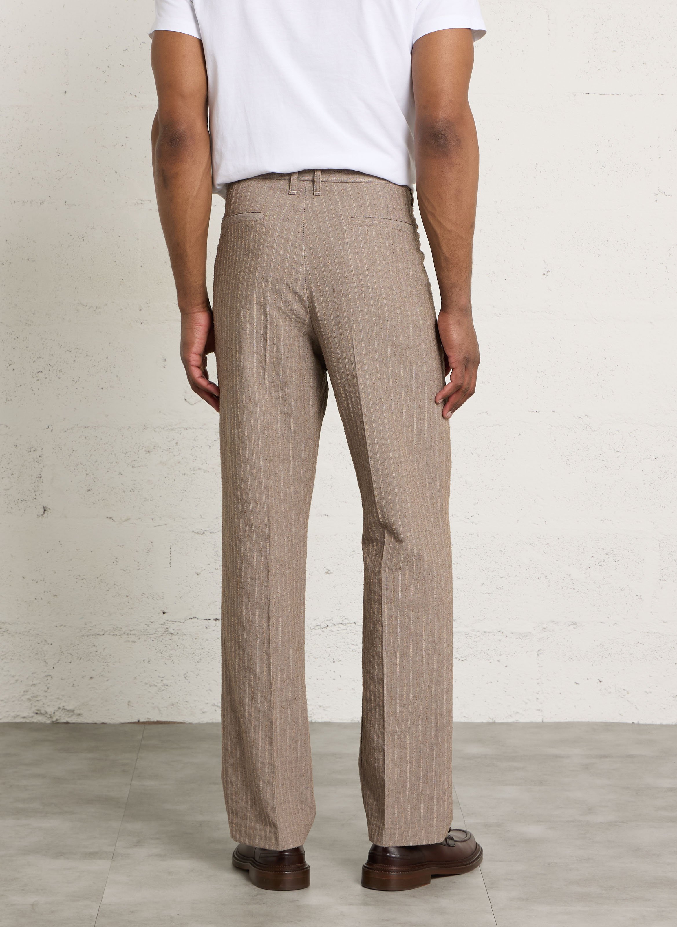 Gerade geschnittene Cordhose Braun