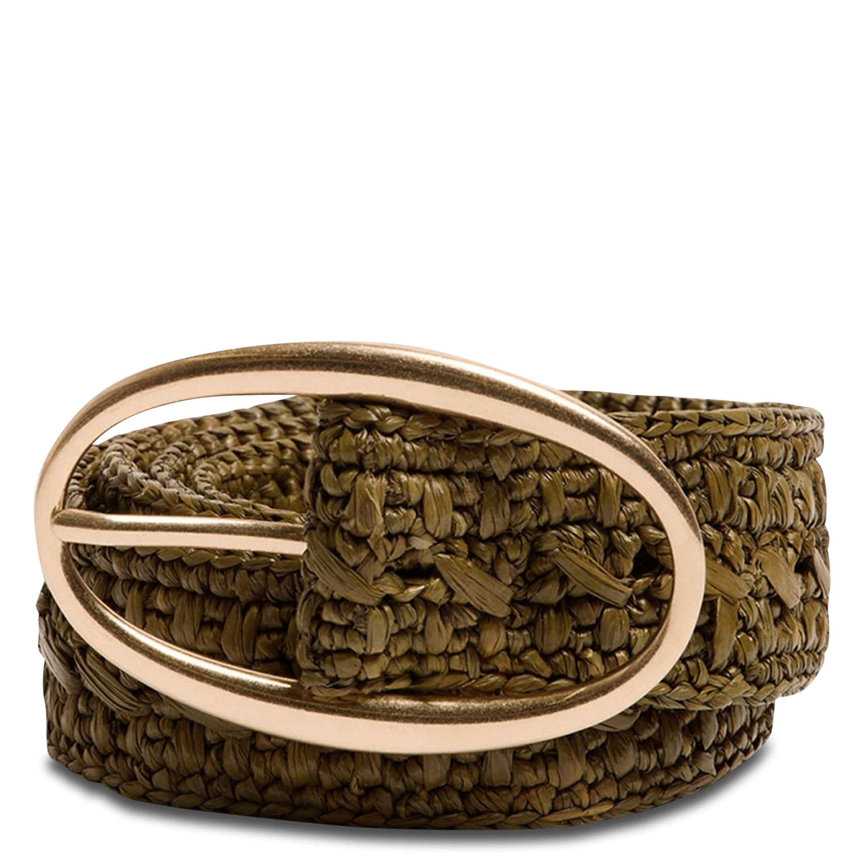 Ceintuur van raffia VANESSA BRUNO Groen