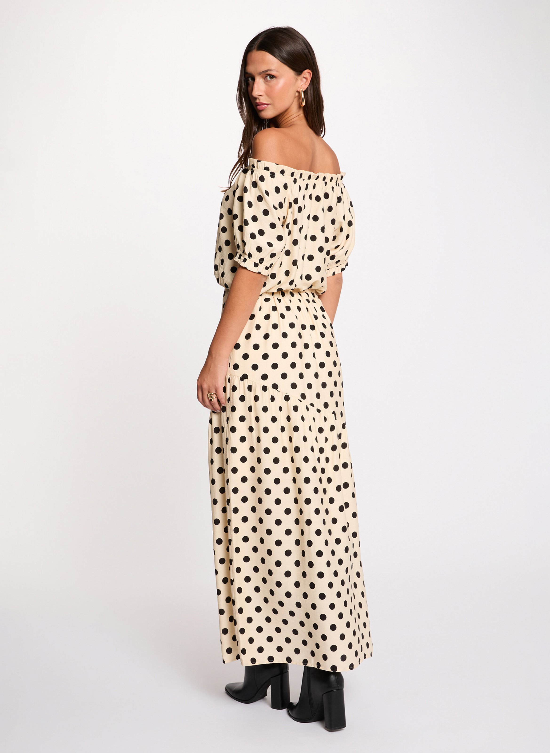 Top col bateau à pois MORGAN Multicolore