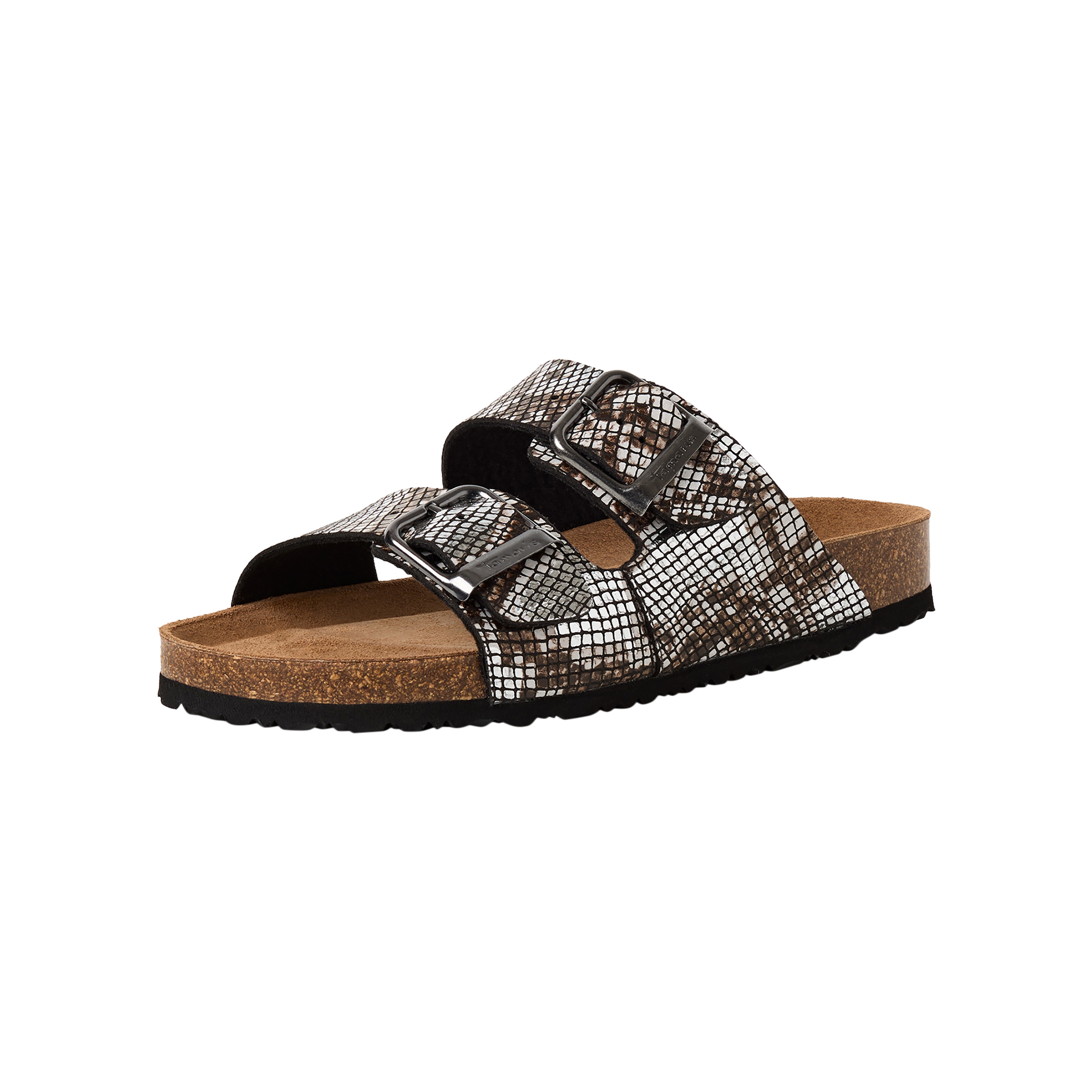 Leather mules TAMARIS Black