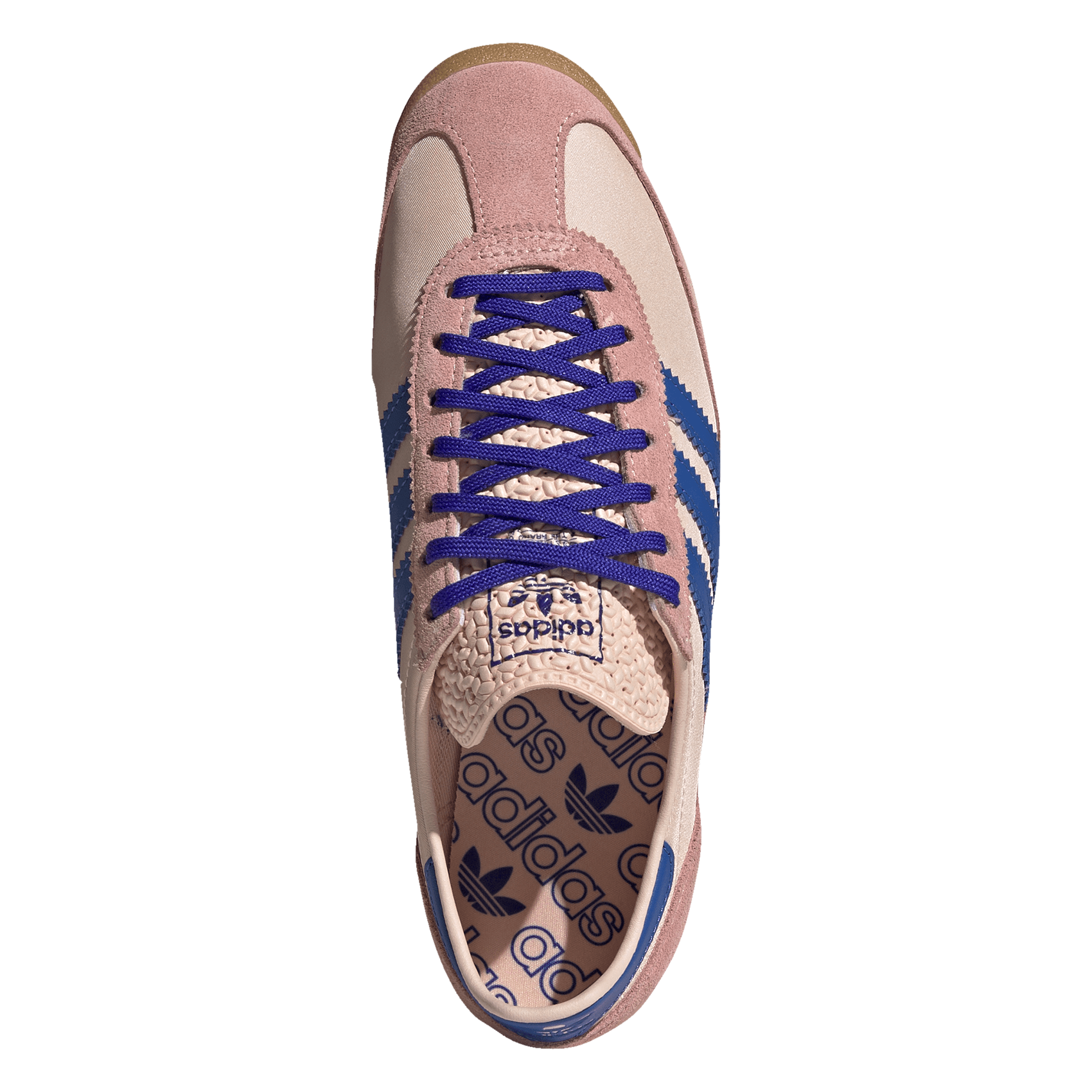 Baskets basses en toile ADIDAS Rose