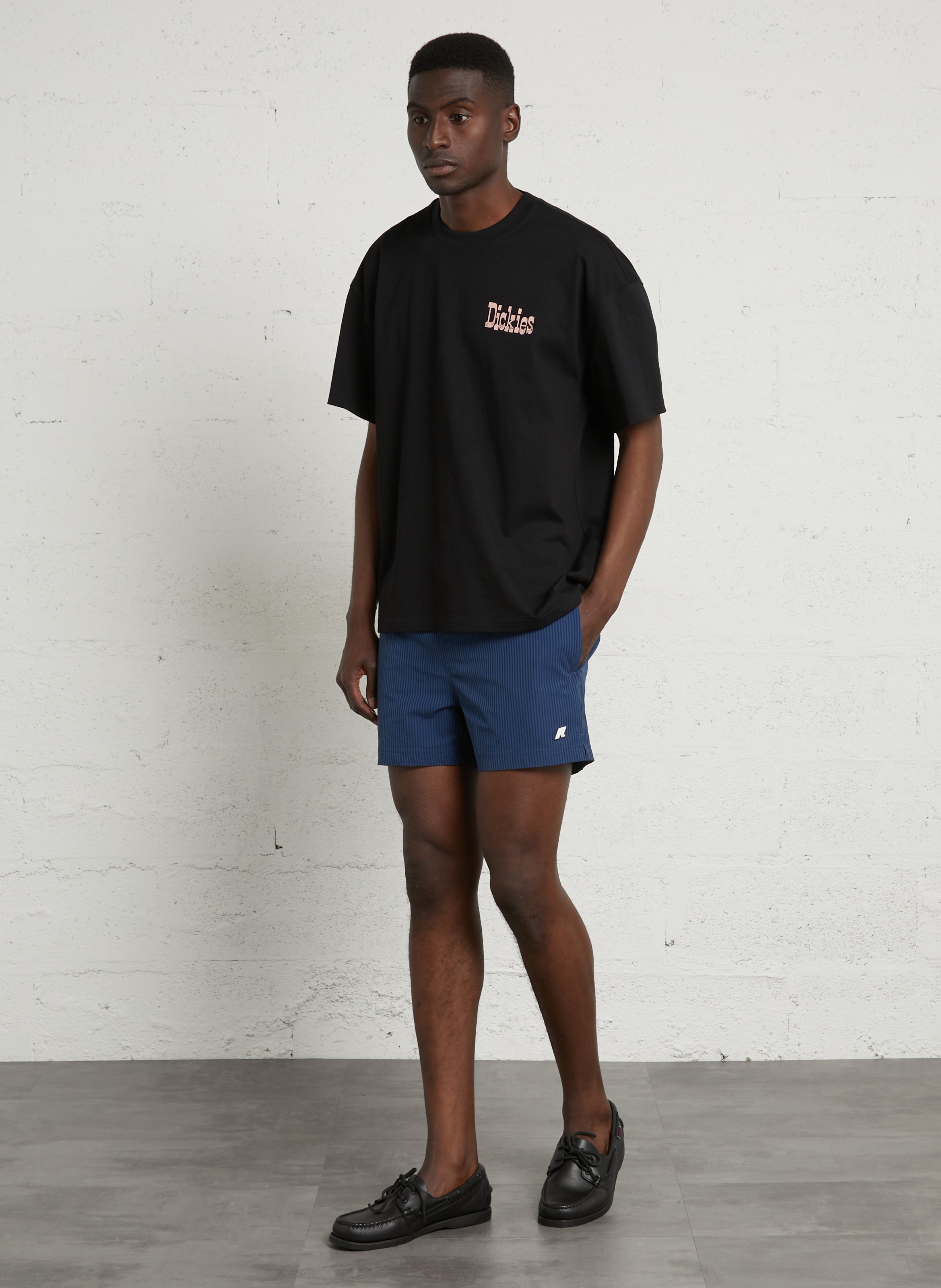 Short de bain rayé  K-WAY Bleu