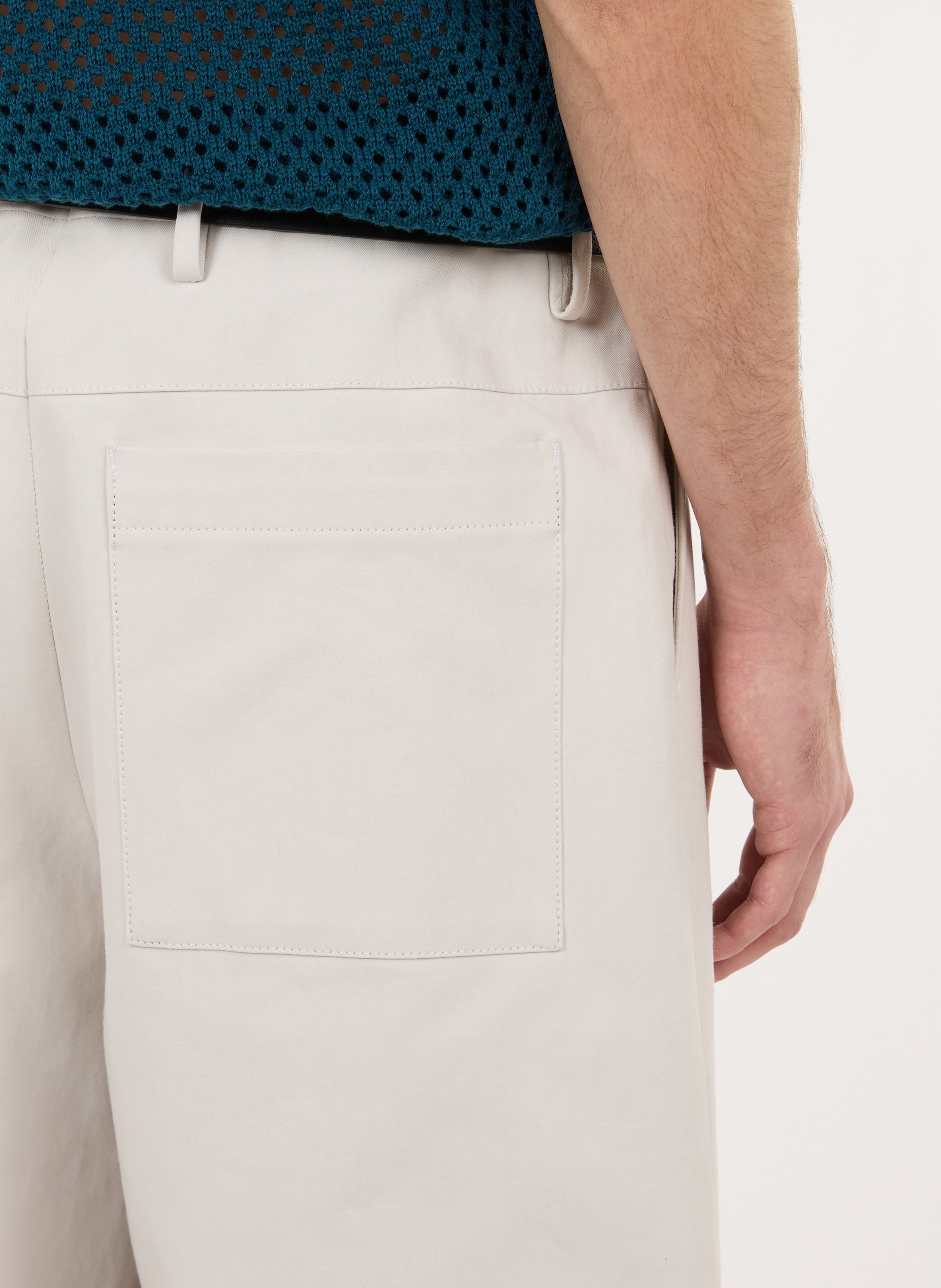 Baumwoll-Bermudas SAISON 1865 Beige