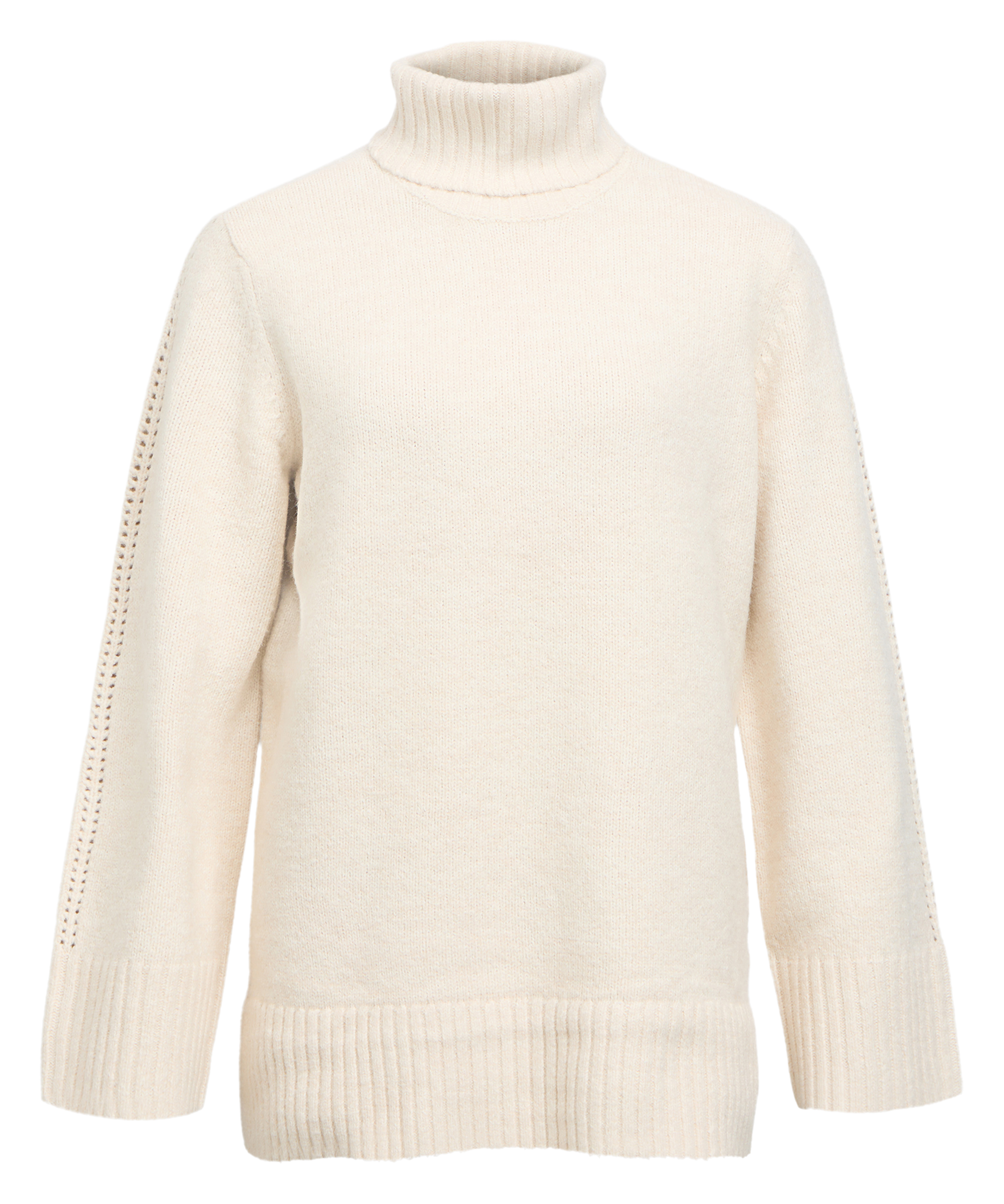 Oversize Rollkragenpullover OBJECT Beige