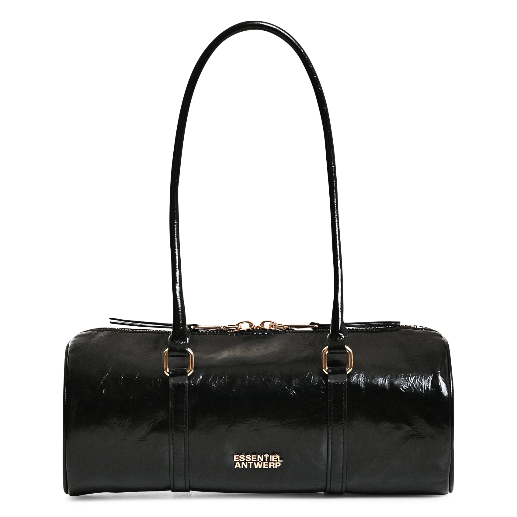 Sac porté épaule vernis ESSENTIEL ANTWERP Black