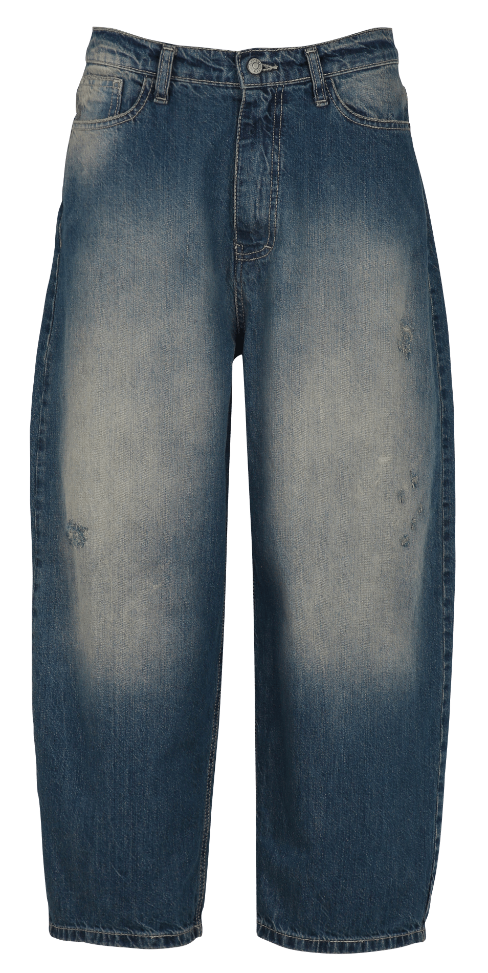 Jeansrock aus Baumwolle PLEASE Blau
