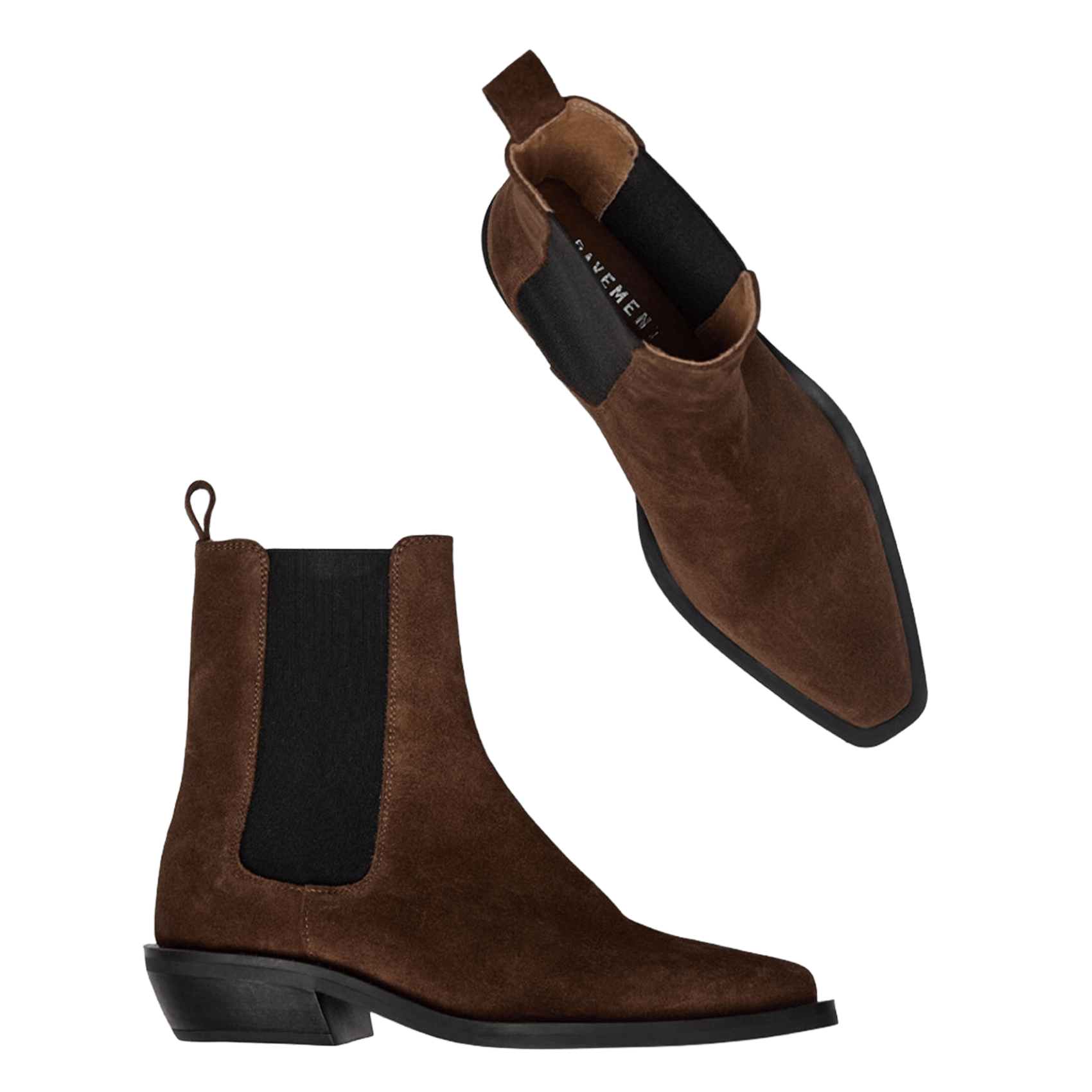 Bottines en cuir PAVEMENT Marron