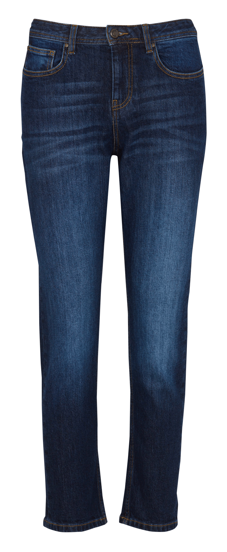 Straight leg jeans in blended cotton denim COTELAC Blue