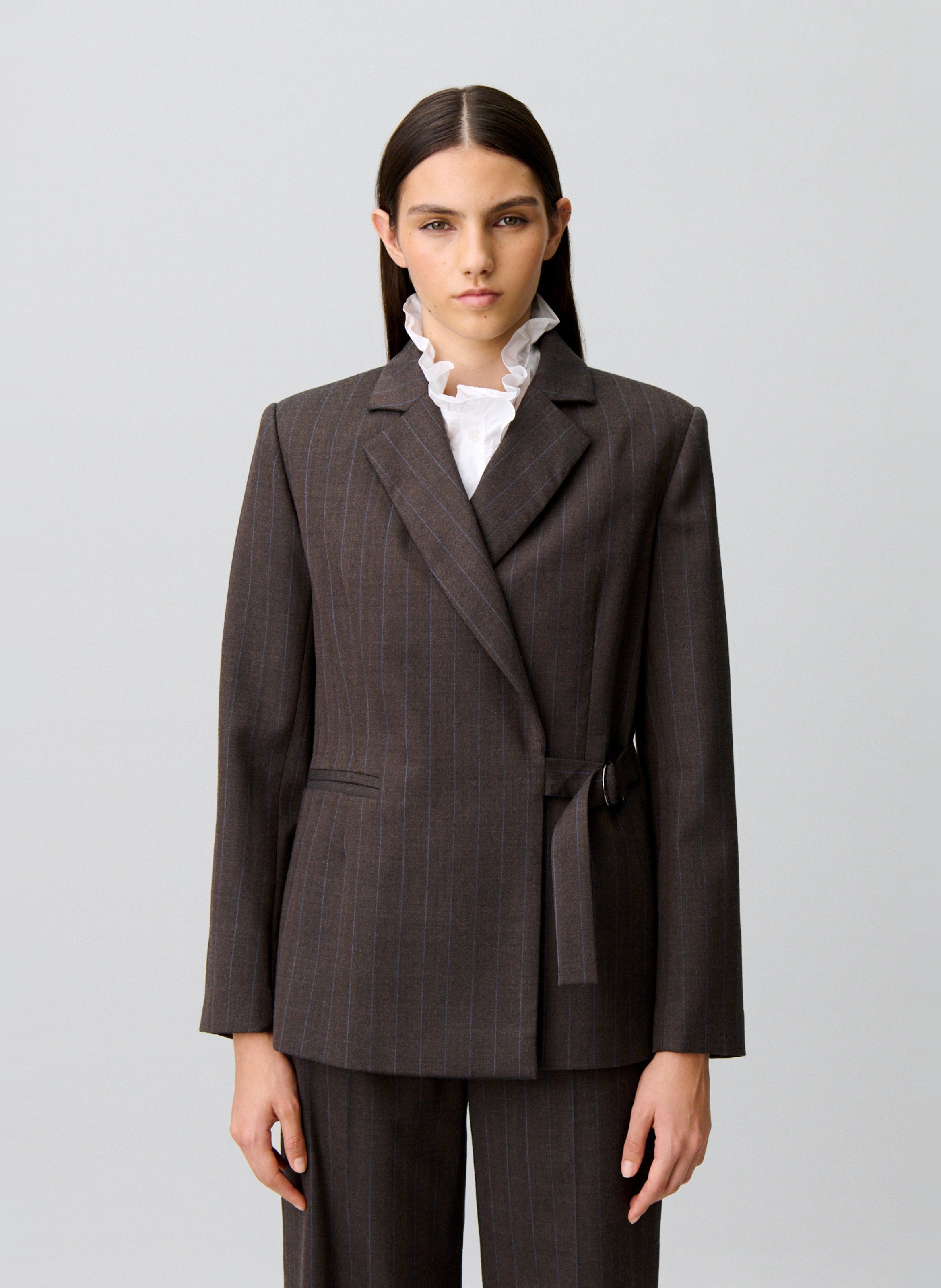 Veste droite col tailleur CLAUDIE PIERLOT Multicolore