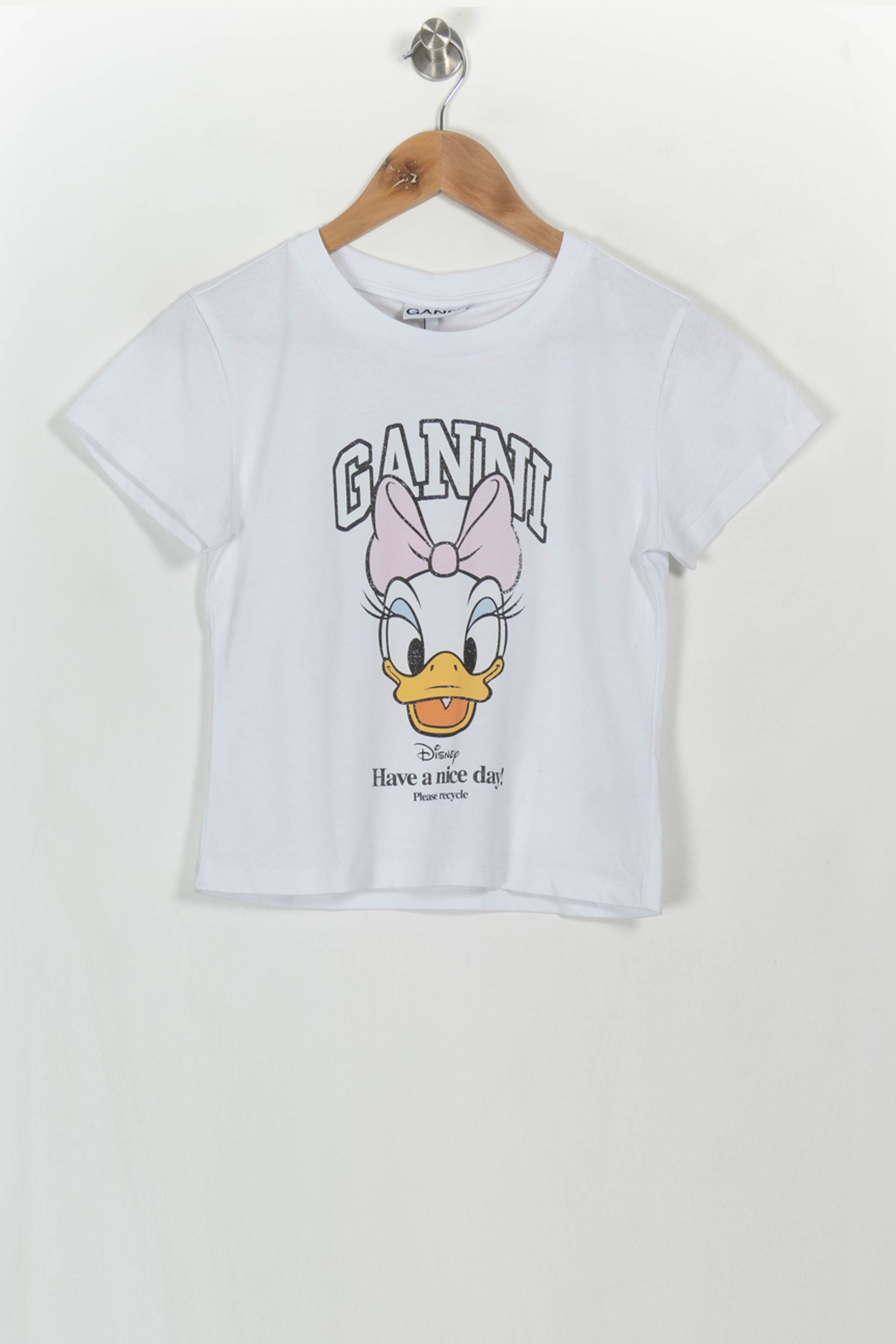 T-shirt GANNI - Seconde Main White