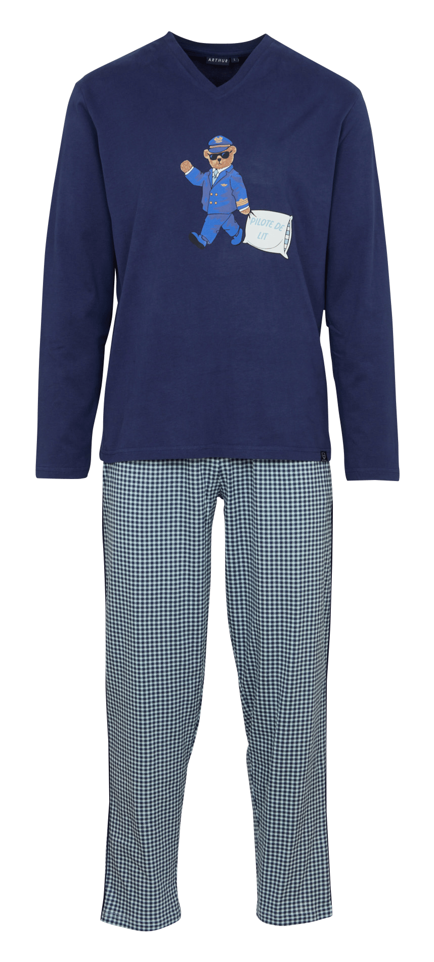 JEASON PLUS - Pyjama ARTHUR Blau