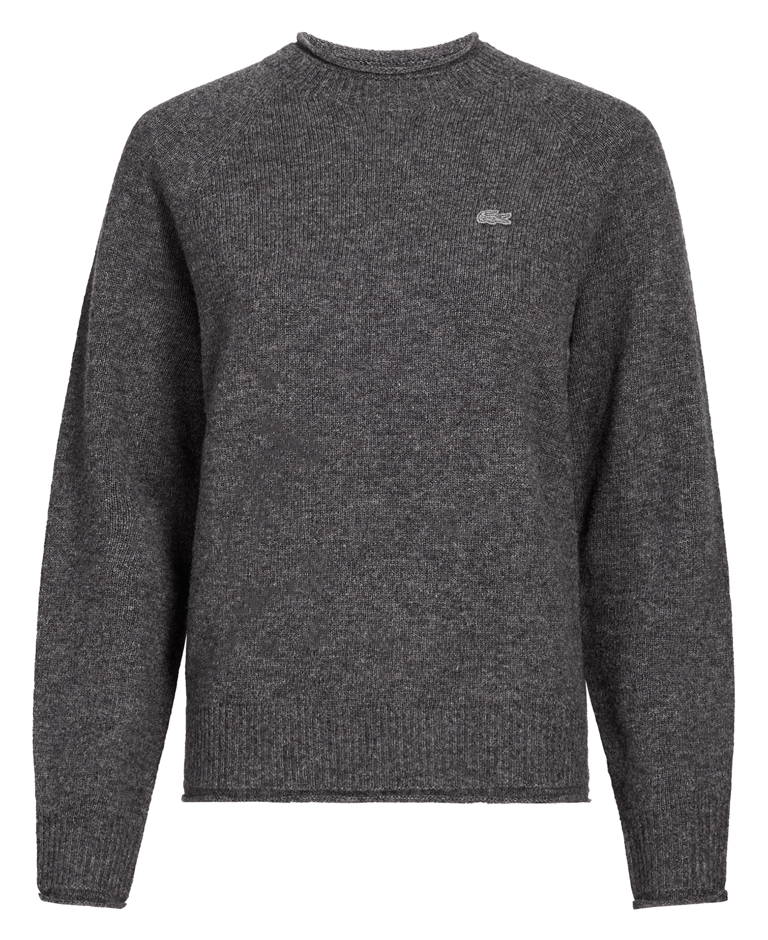 Fine wool sweater LACOSTE Grey