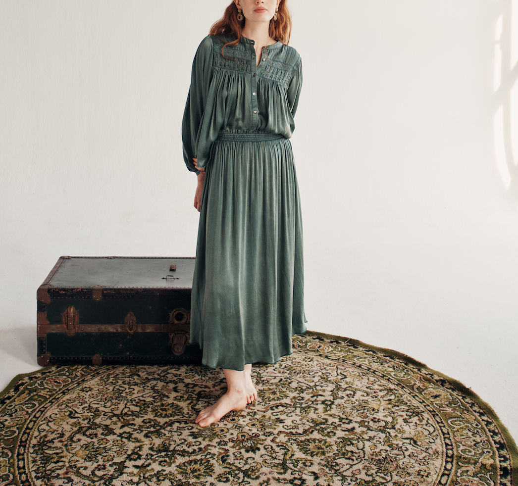 Blouse LOUISE MISHA - Seconde Main Green