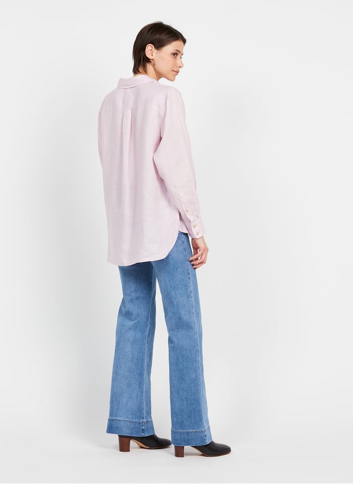 Chemise Col Classique En Lin Lavender Scotch And Soda - Femme | Place ...