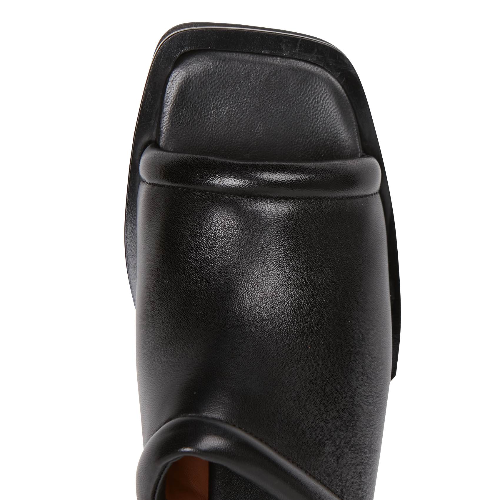 Mules à talon en cuir BILLI BI Noir