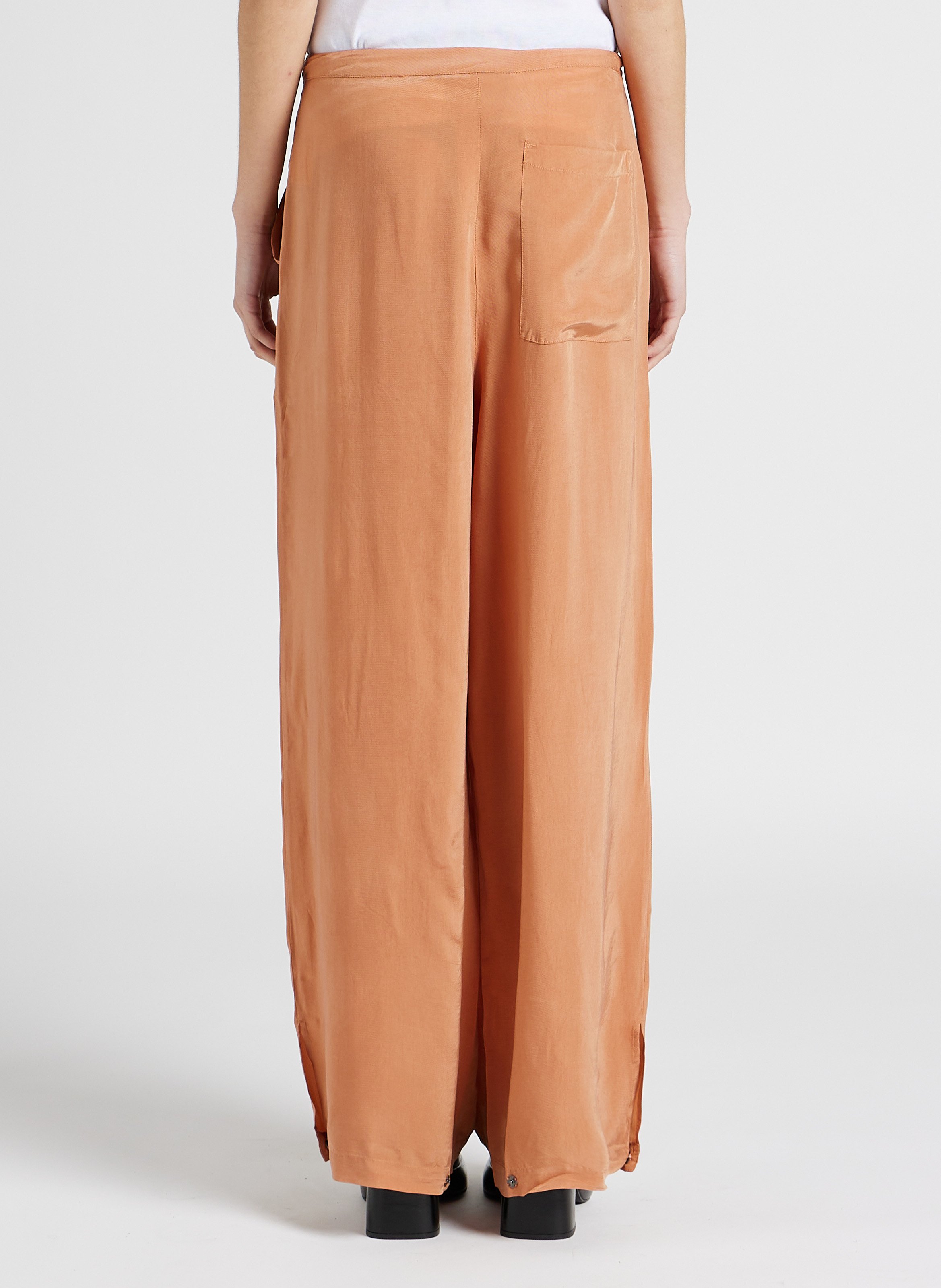 Flowing wide-leg pants HUMANOID Orange